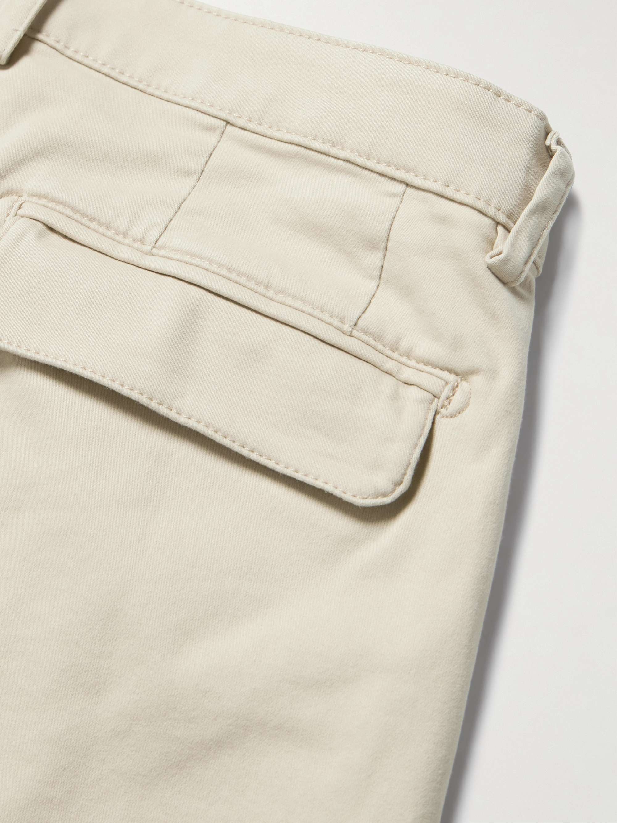 Ionio2 Straight-Leg Pleated Cotton-Blend Twill Trousers view