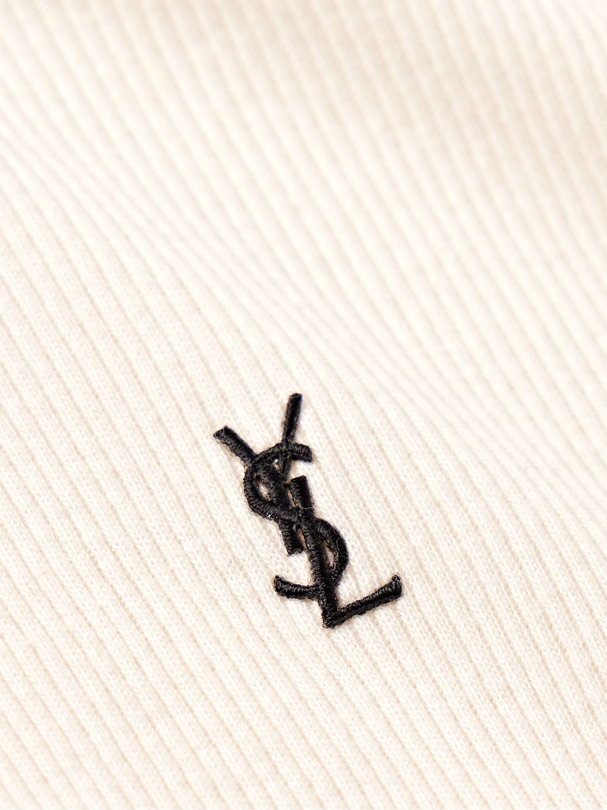 Slim-Fit Logo-Embroidered Ribbed Cotton-Jersey Tank Top view