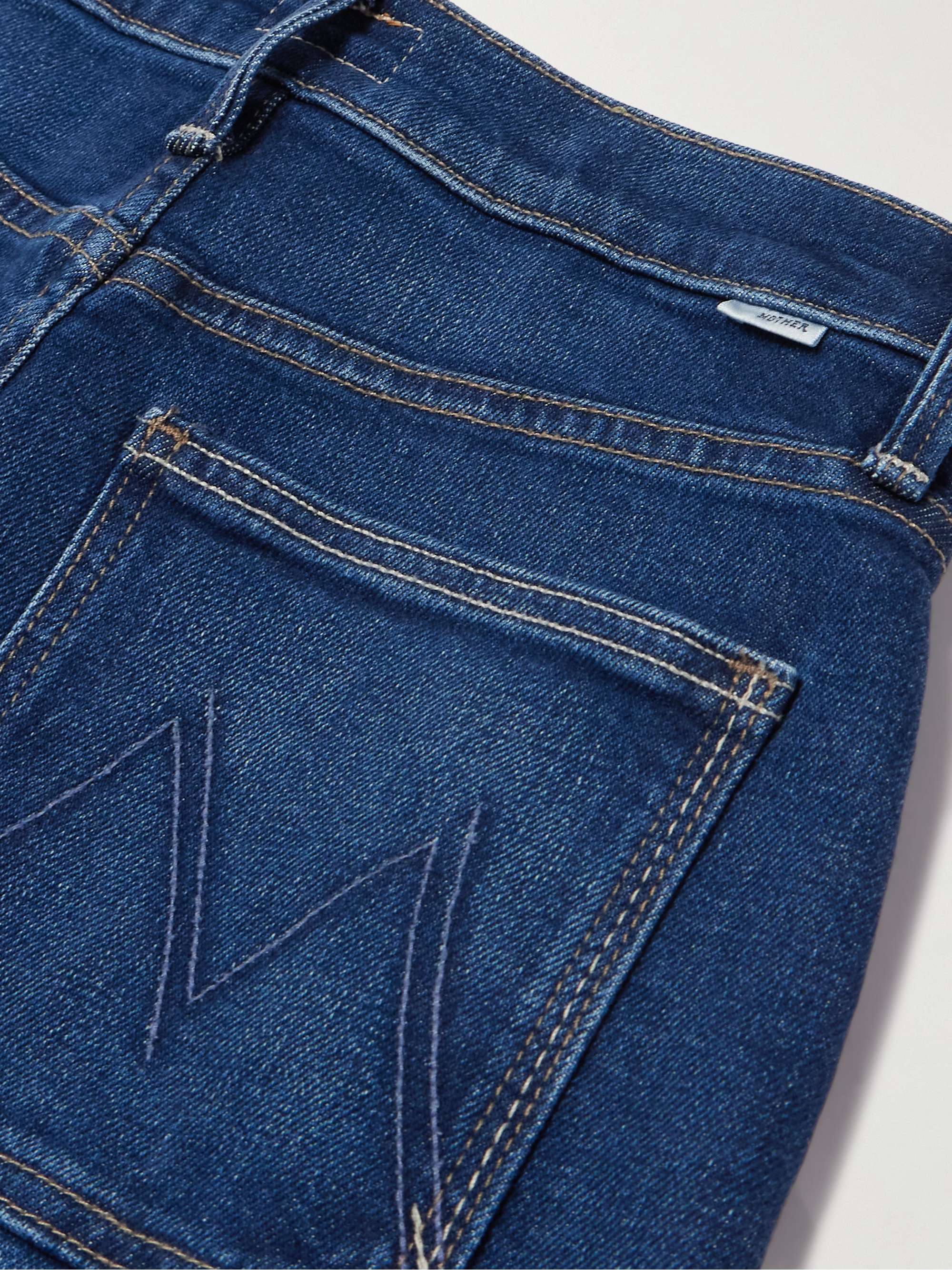 Patch Pocket Rambler Zip high-rise straight-leg jeans view