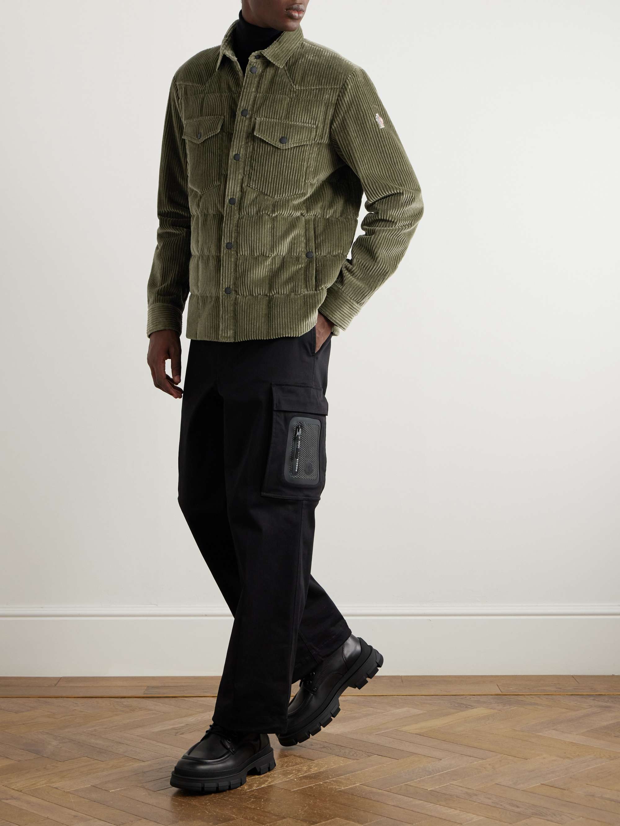 Gelt Quilted Cotton-Blend Corduroy Down Jacket view