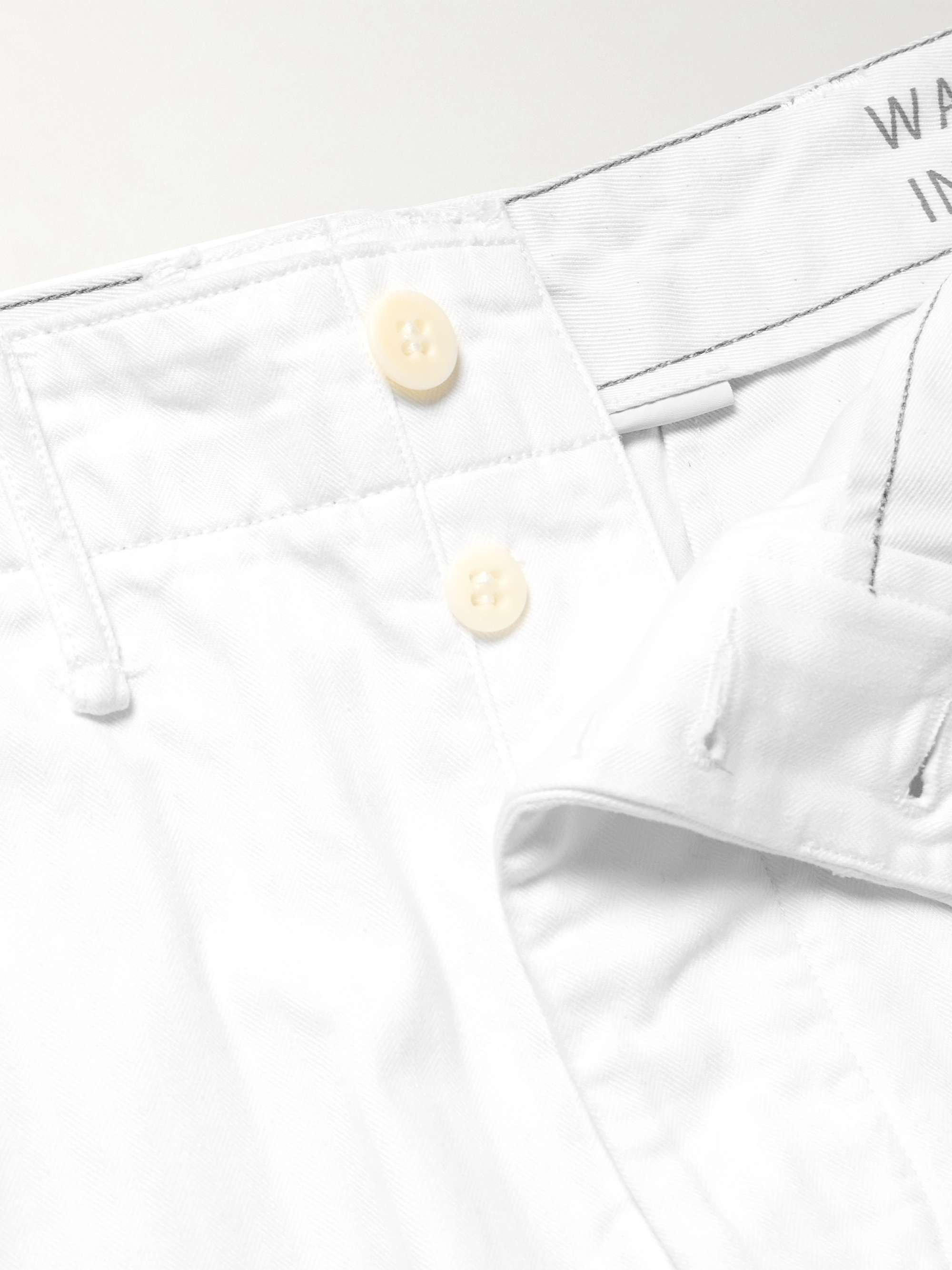 Officer's Straight-Leg Herringbone Cotton Trousers view