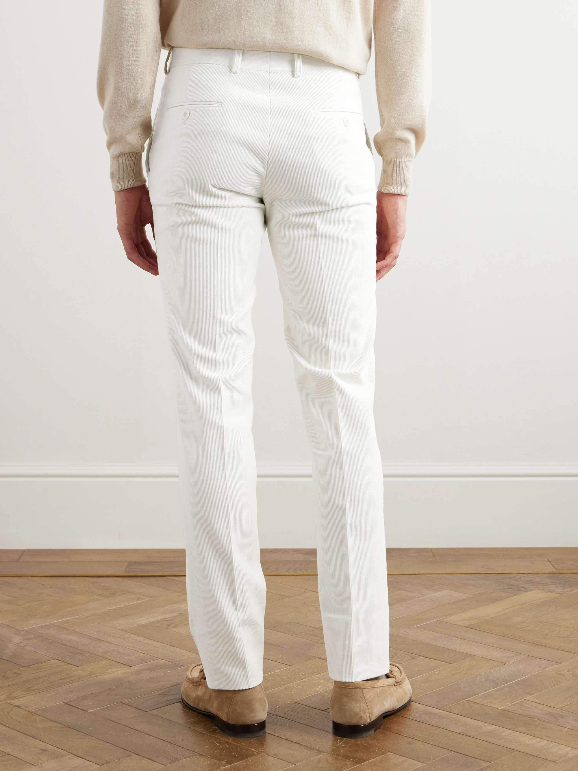 Modluca Straight-Leg Cotton-Corduroy Trousers view