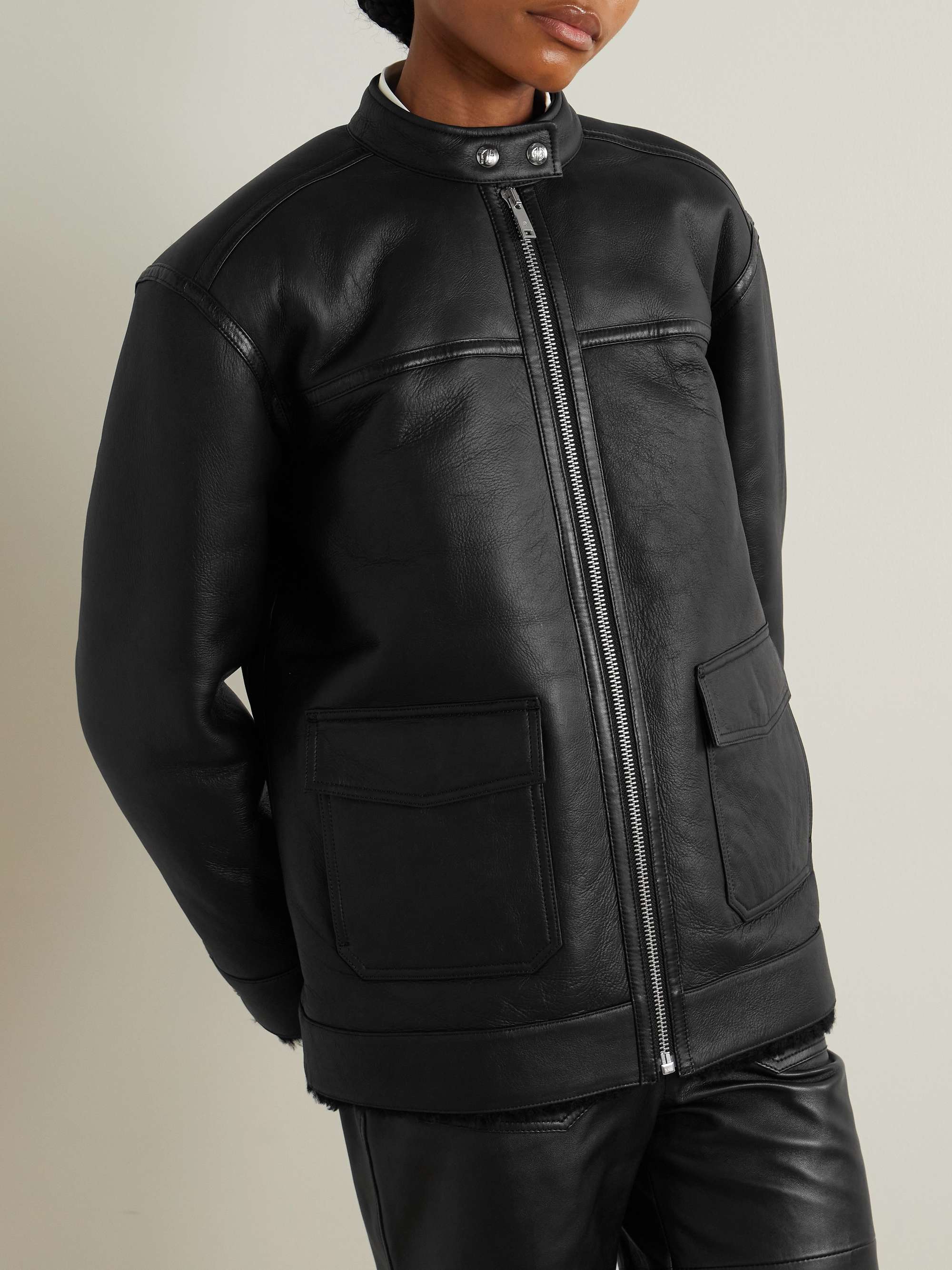 Henry shearling jacket view