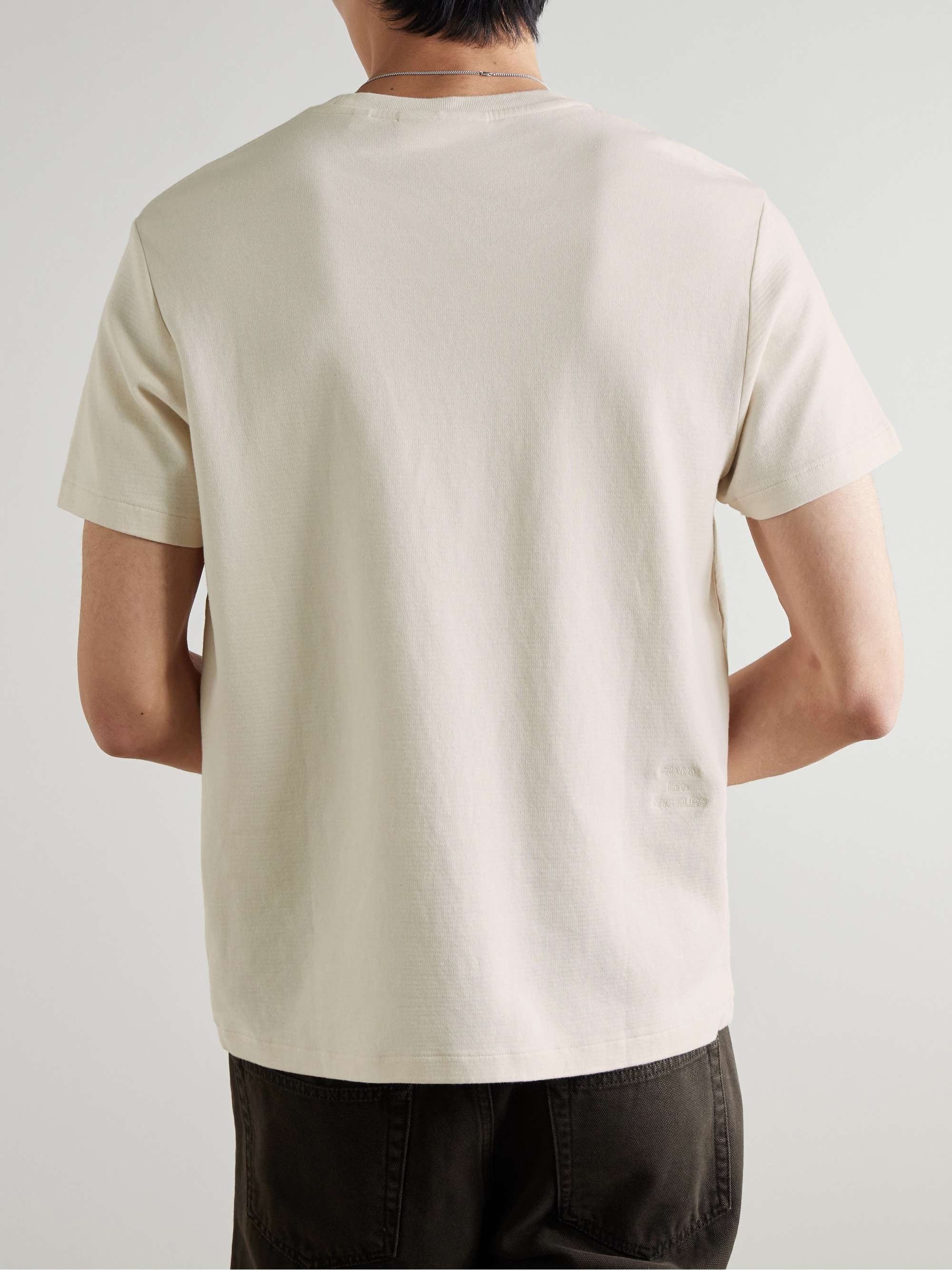 Duo Fold Cotton-Jersey T-Shirt view