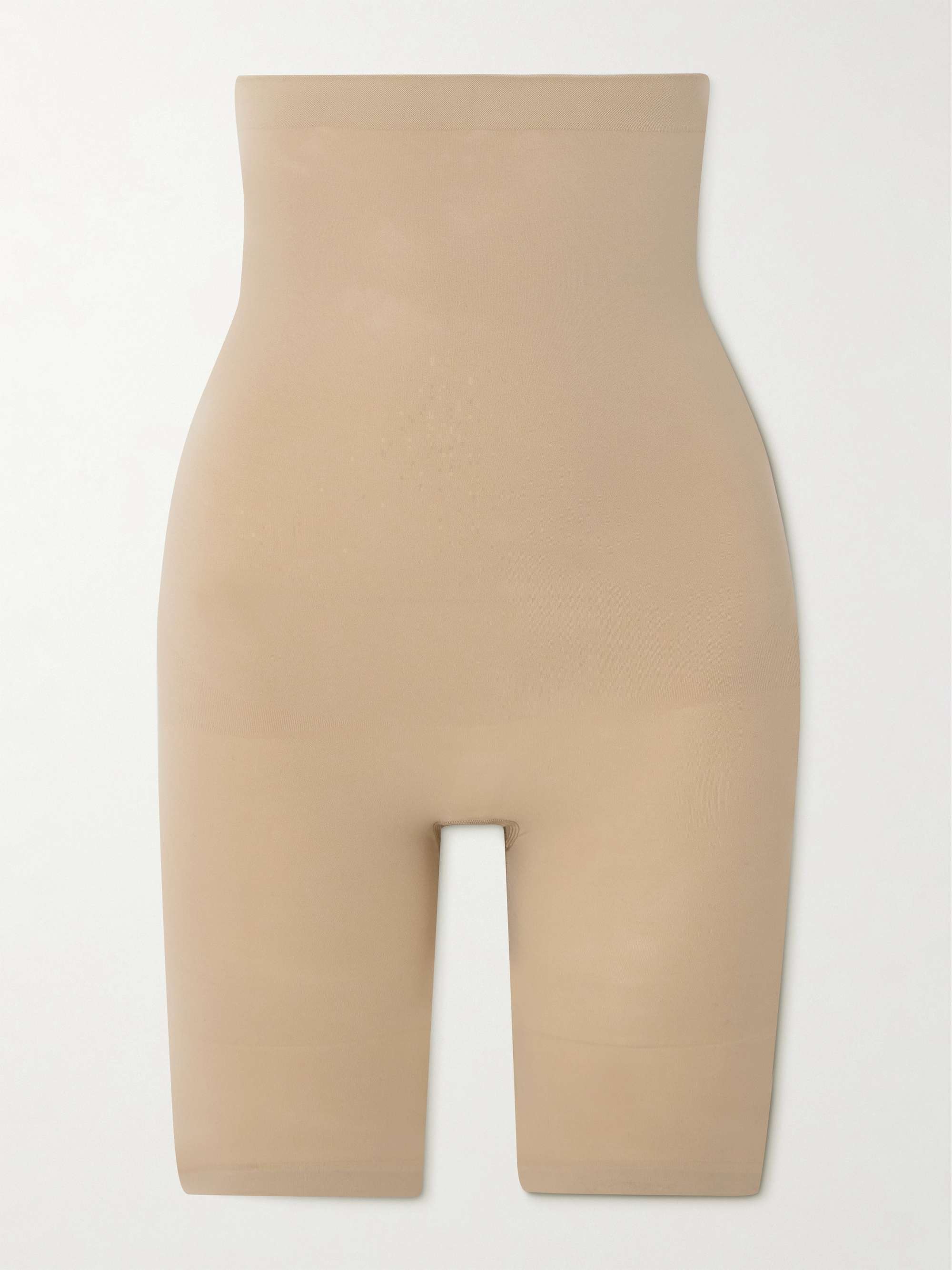 Seamless High-Waisted Above The Knee Short view