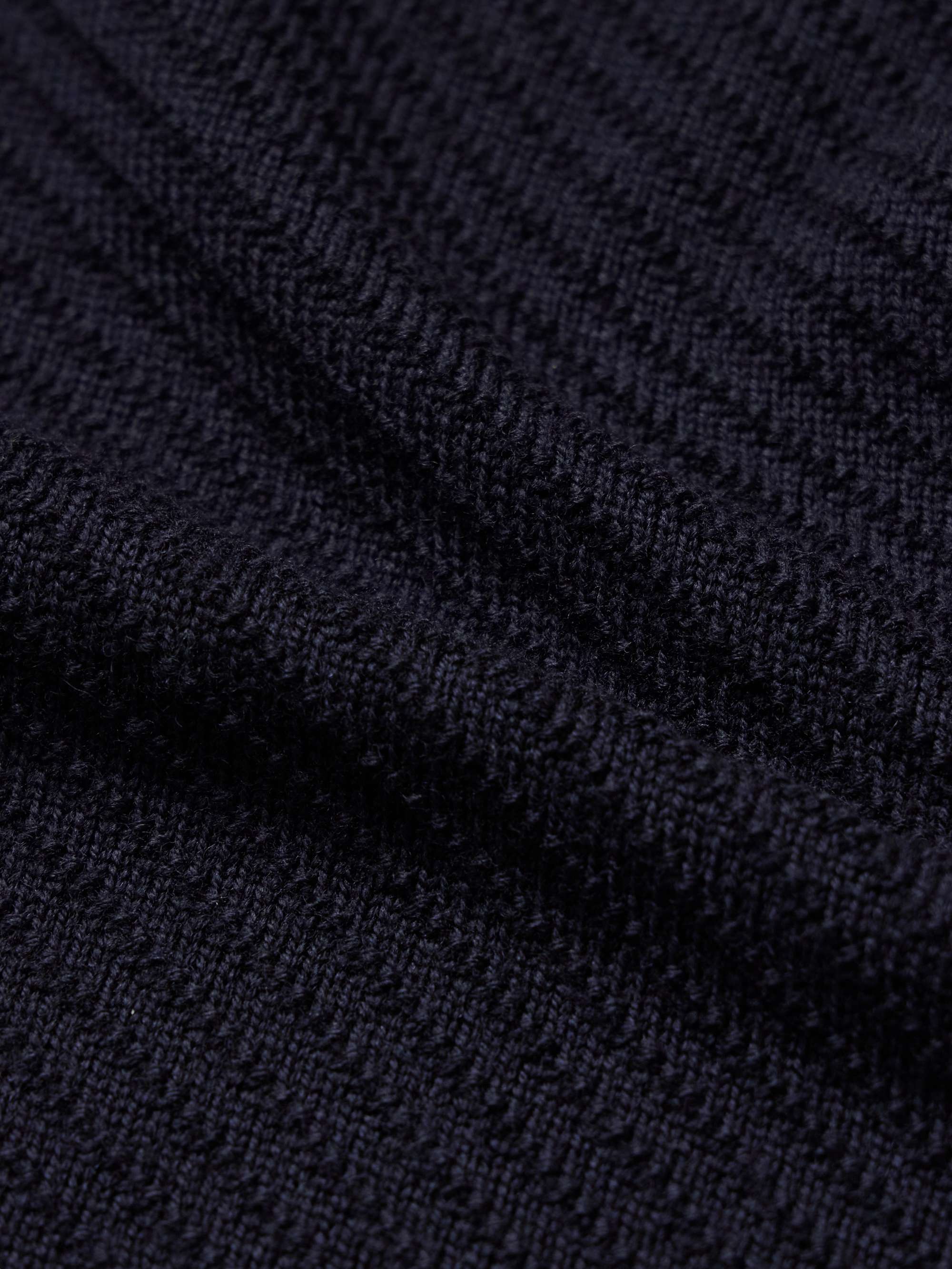Slim-Fit Ribbed Merino Wool Rollneck Sweater view