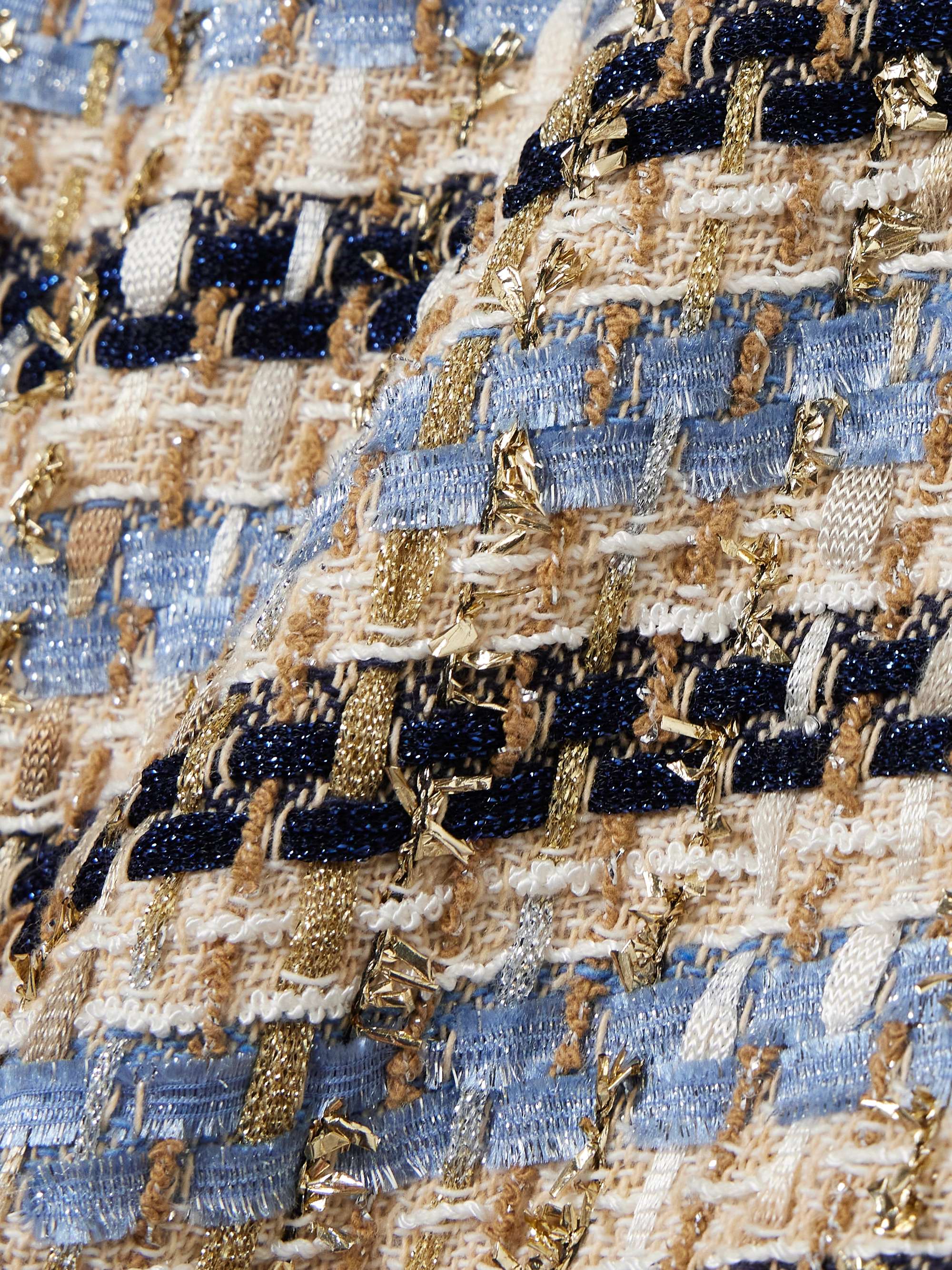 Jazmin metallic tweed shorts view