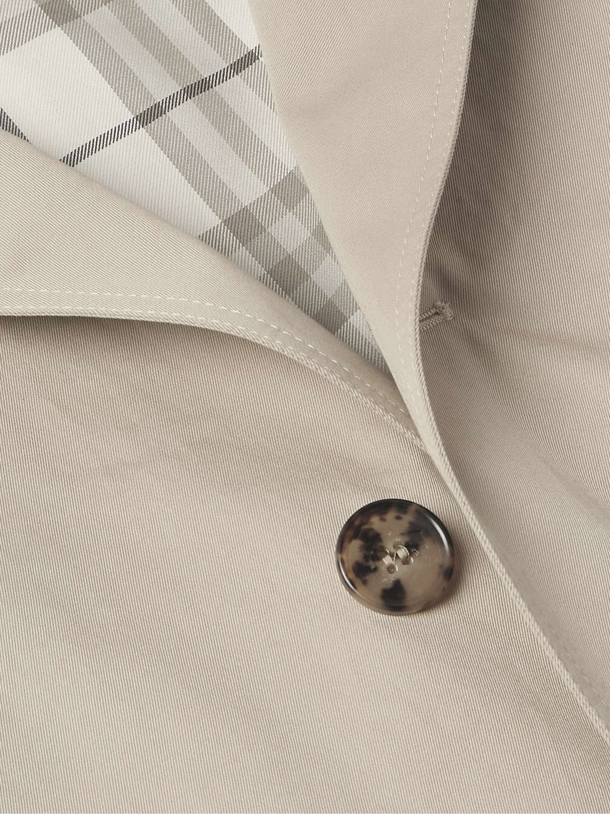 Belted Cotton-Gabardine Trench Coat view