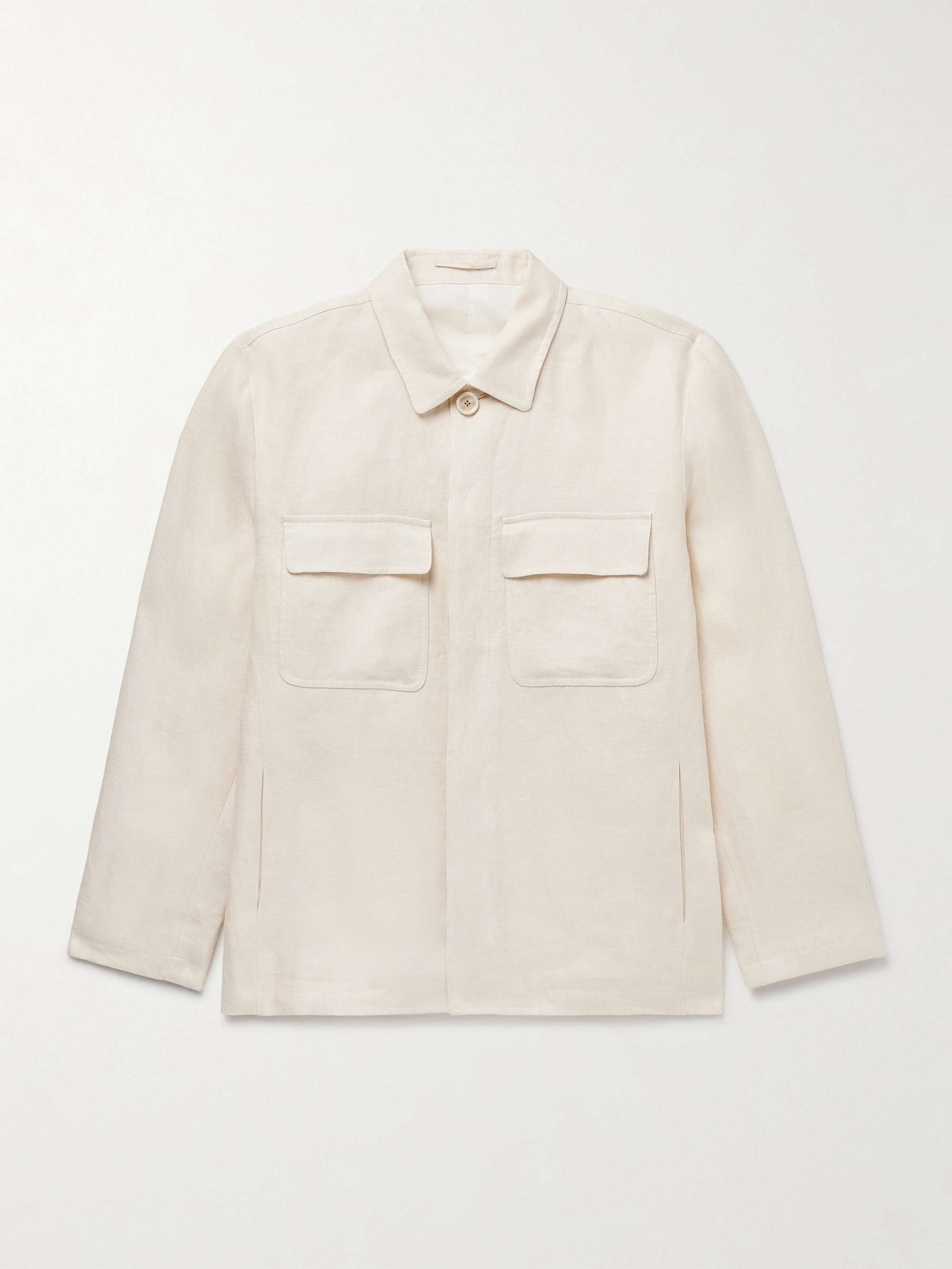 Ansel Herringbone Linen Jacket view