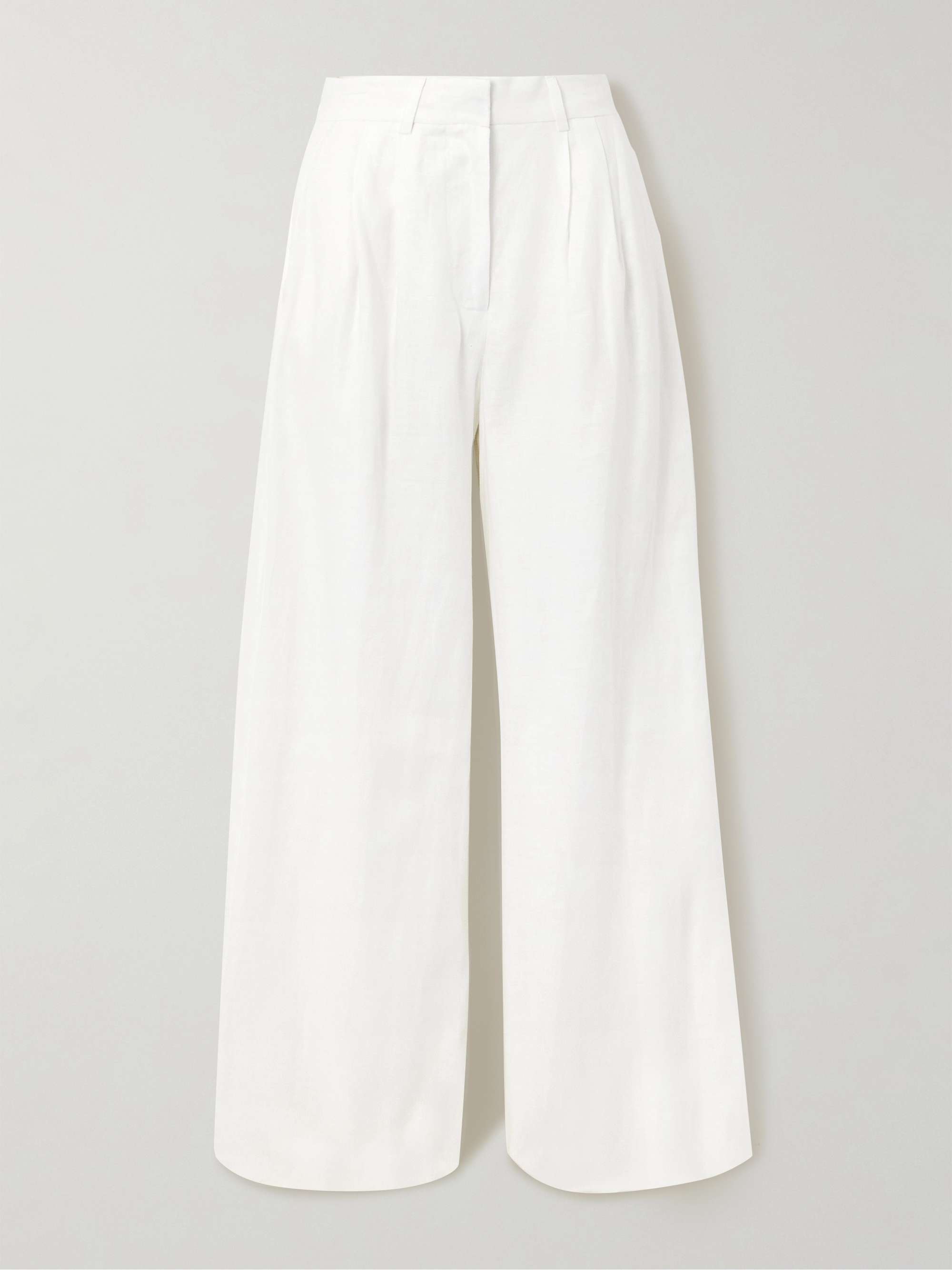 Sasha linen wide-leg pants view