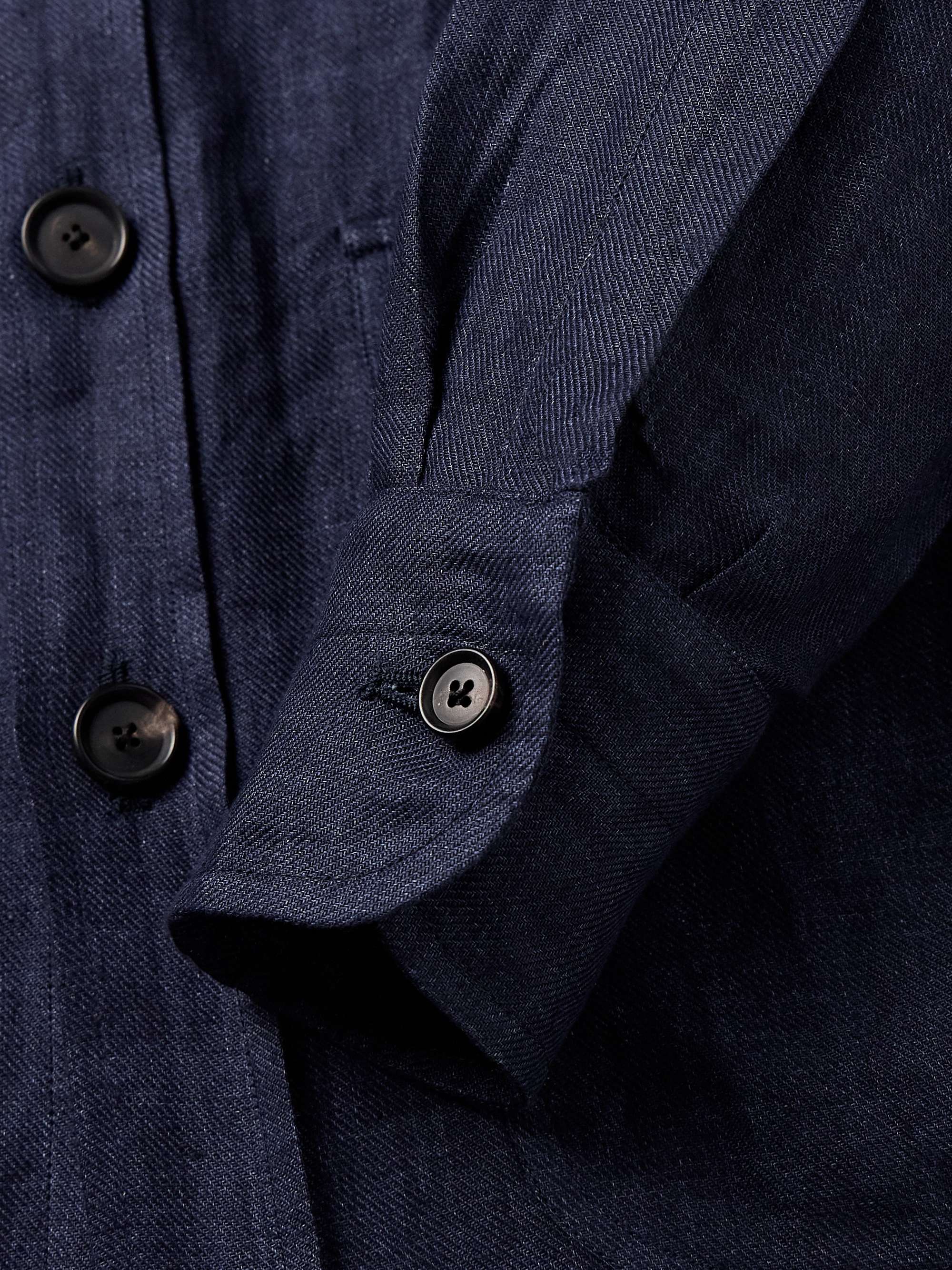 Linen-Twill Overshirt view