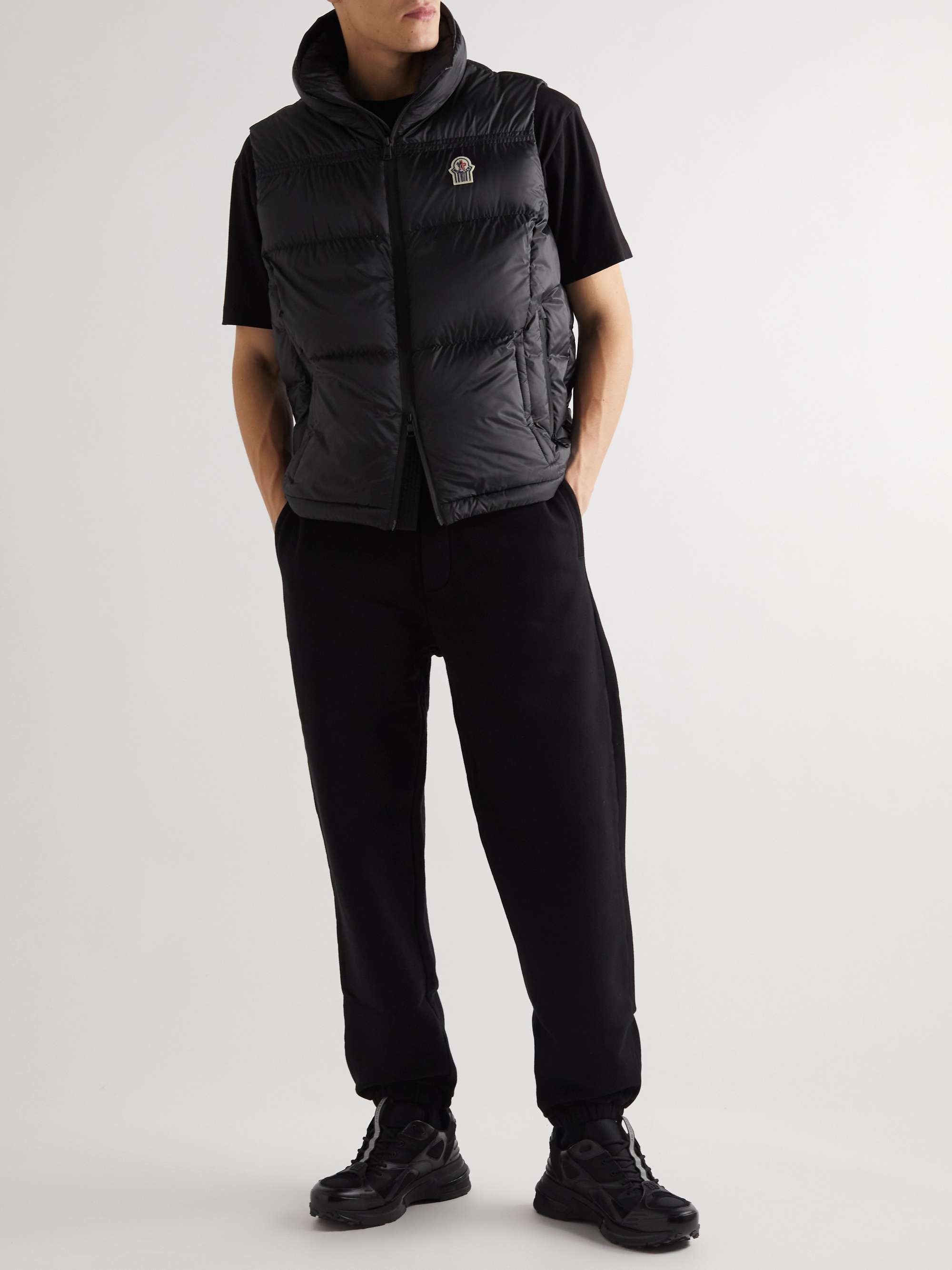 + Gentle Monster Logo-Appliquéd Quilted Shell Down Gilet view