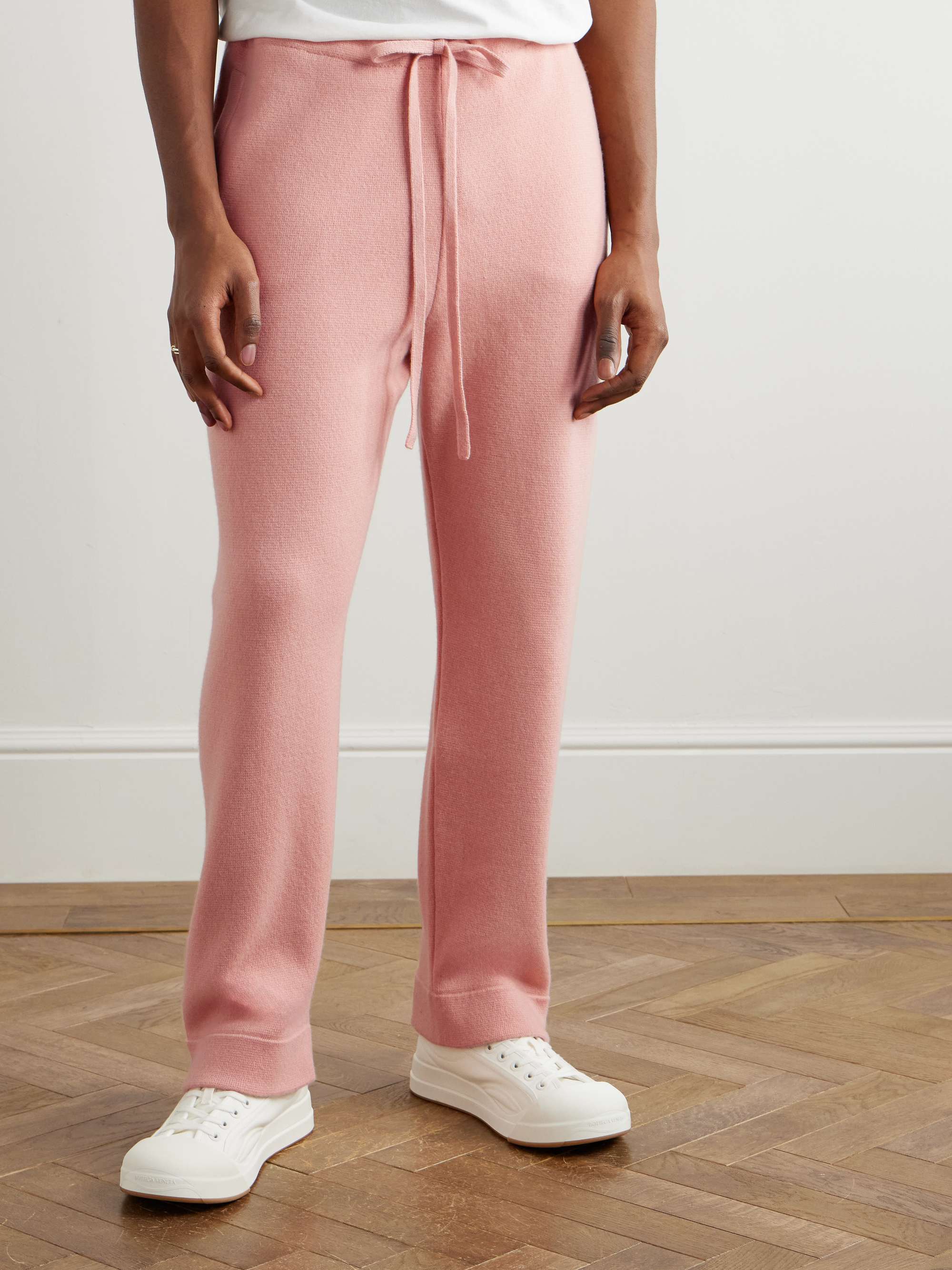 Wanderer Tapered Embellished Cashmere Trousers view