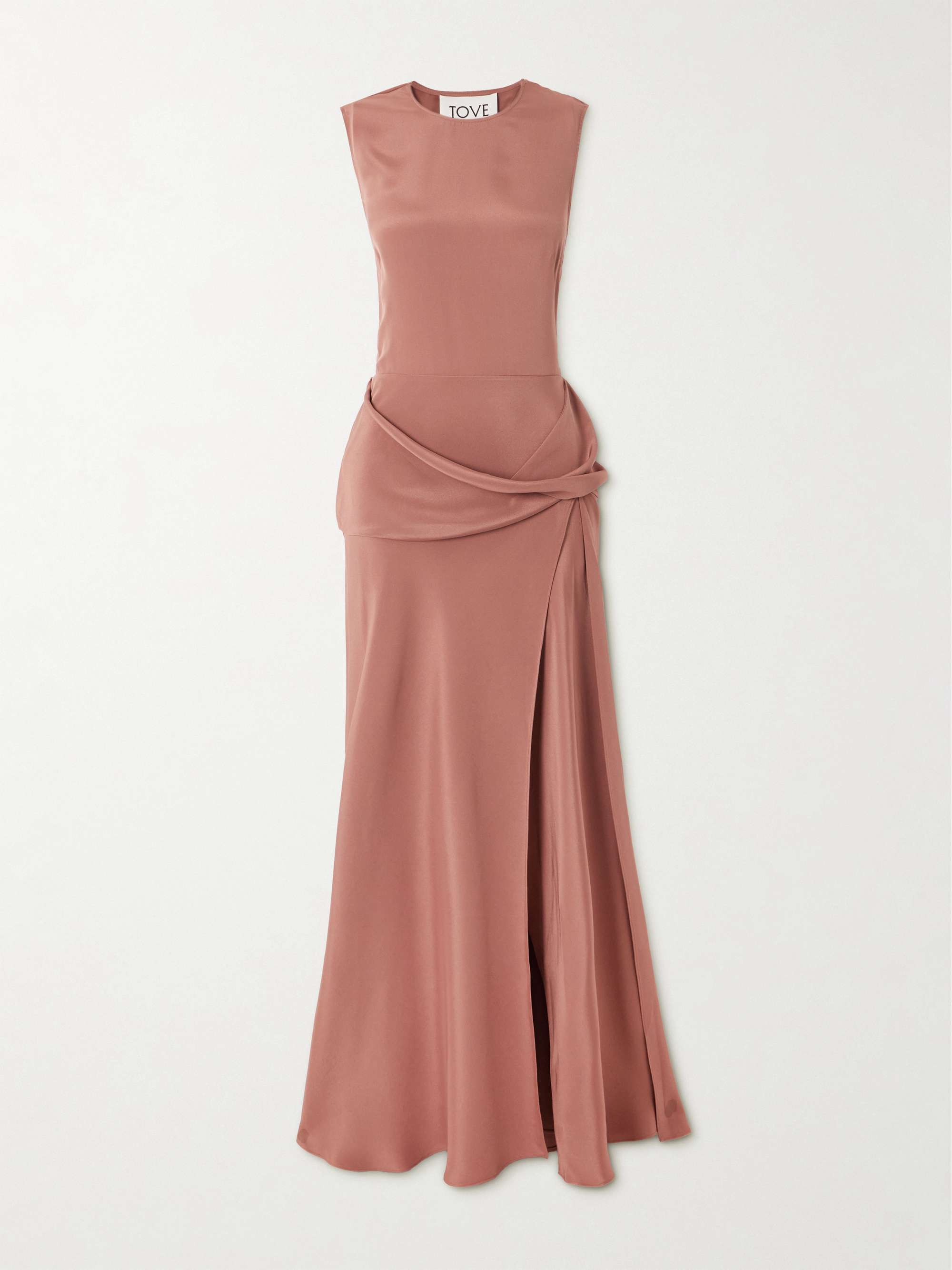 Jadi cutout draped satin maxi dress view