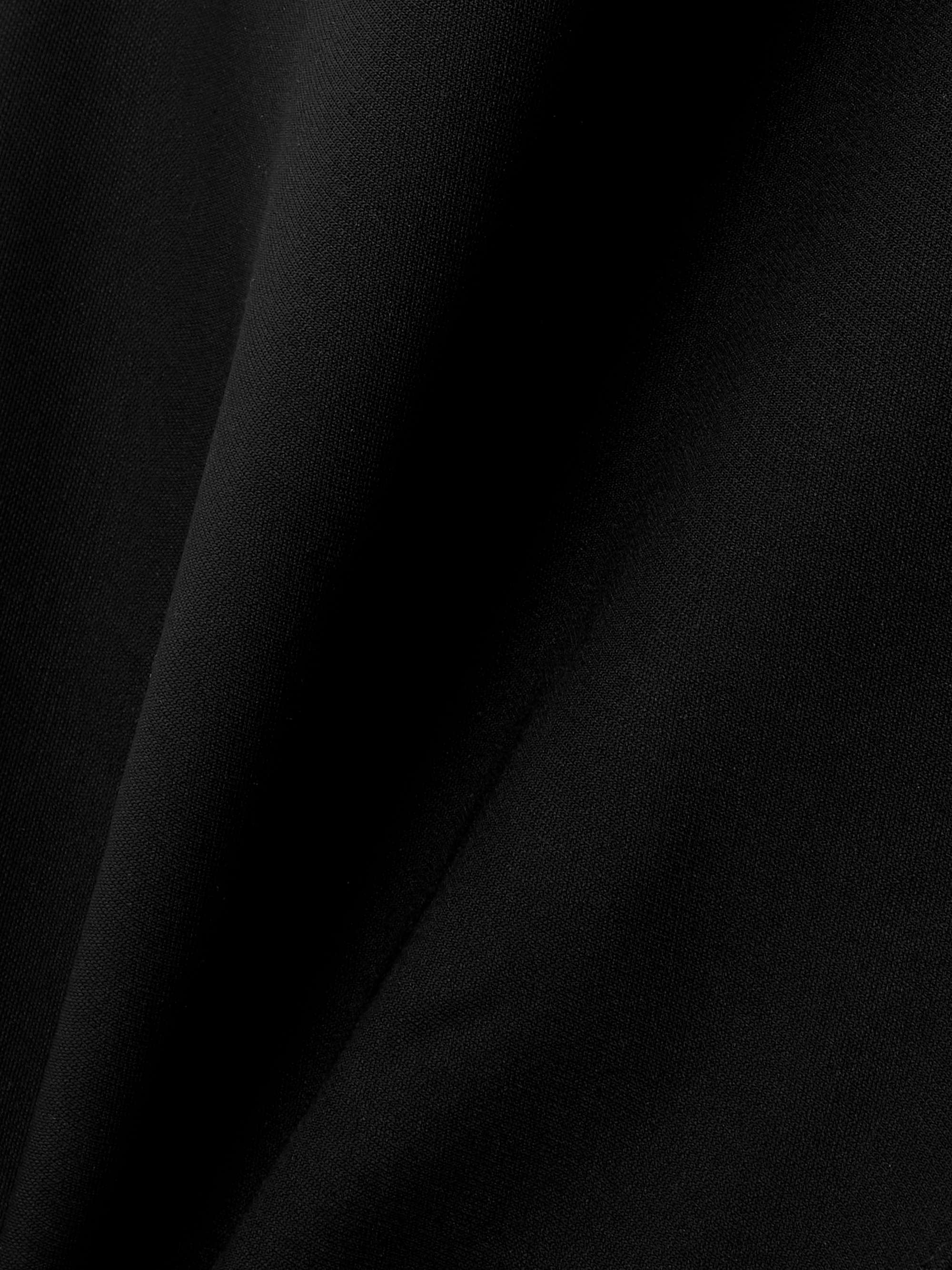 Spiral strapless bustier silk and wool-blend gown view