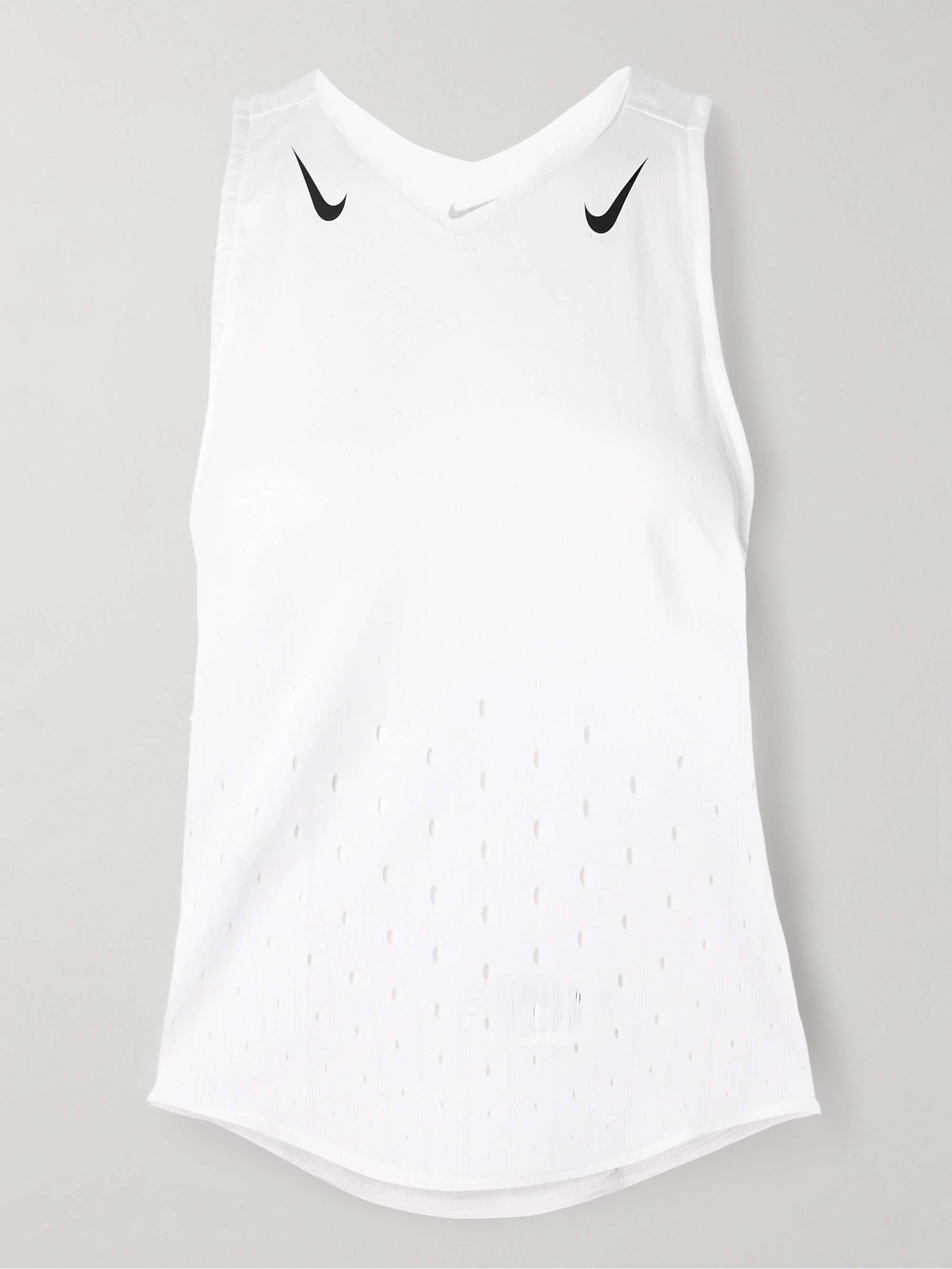 AeroSwift perforated Dri-FIT ADV tank view