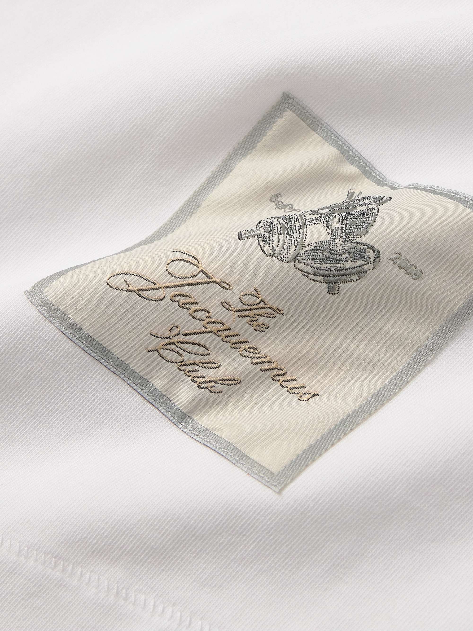 Appliquéd Logo-Print Cotton-Jersey T-Shirt view