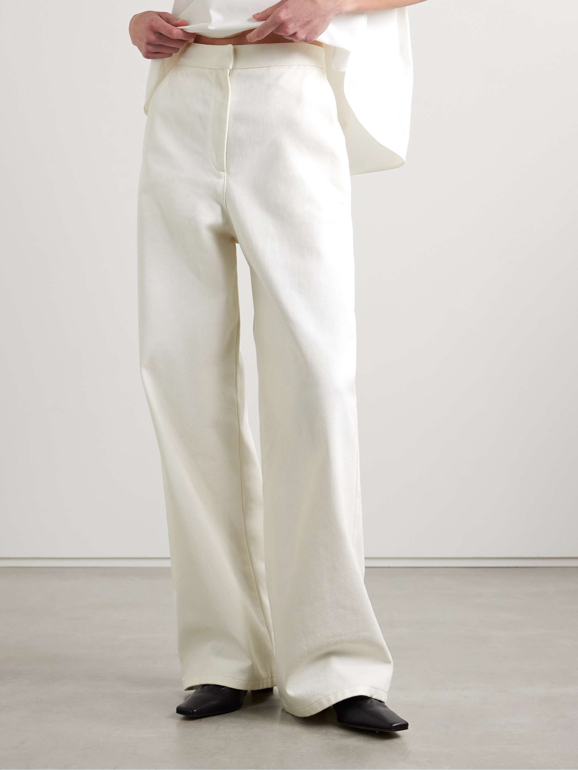 Strider high-rise wide-leg jeans view
