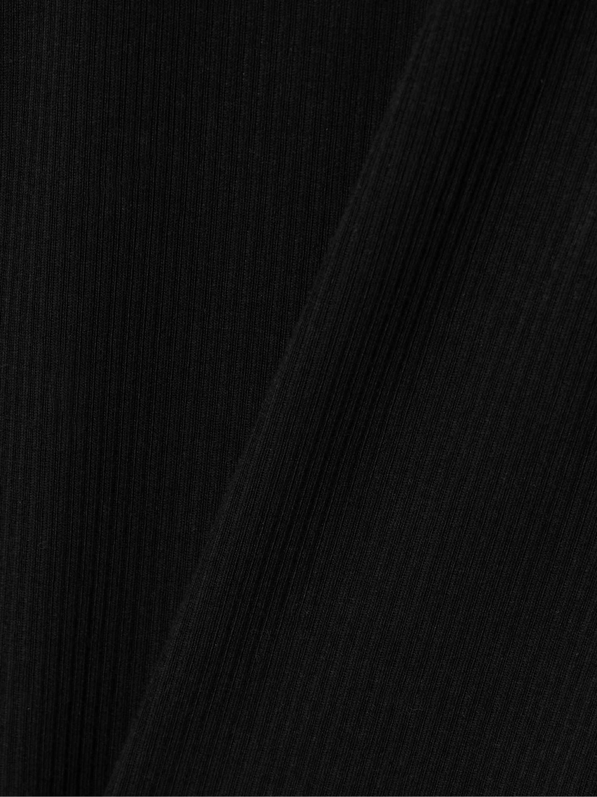 Ribbed stretch-cotton jersey midi dress view