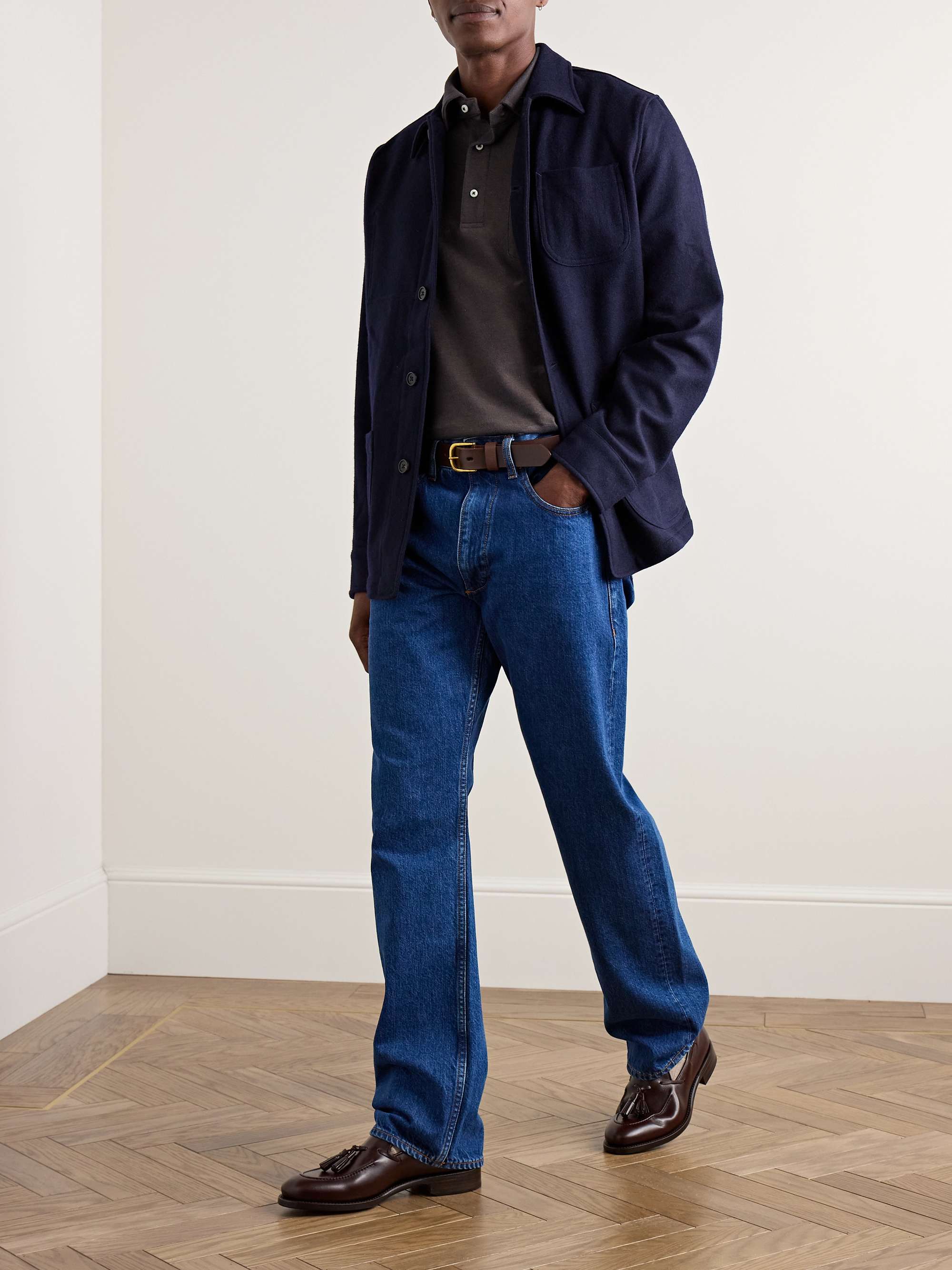 Pima Cotton-Piqué Polo Shirt view