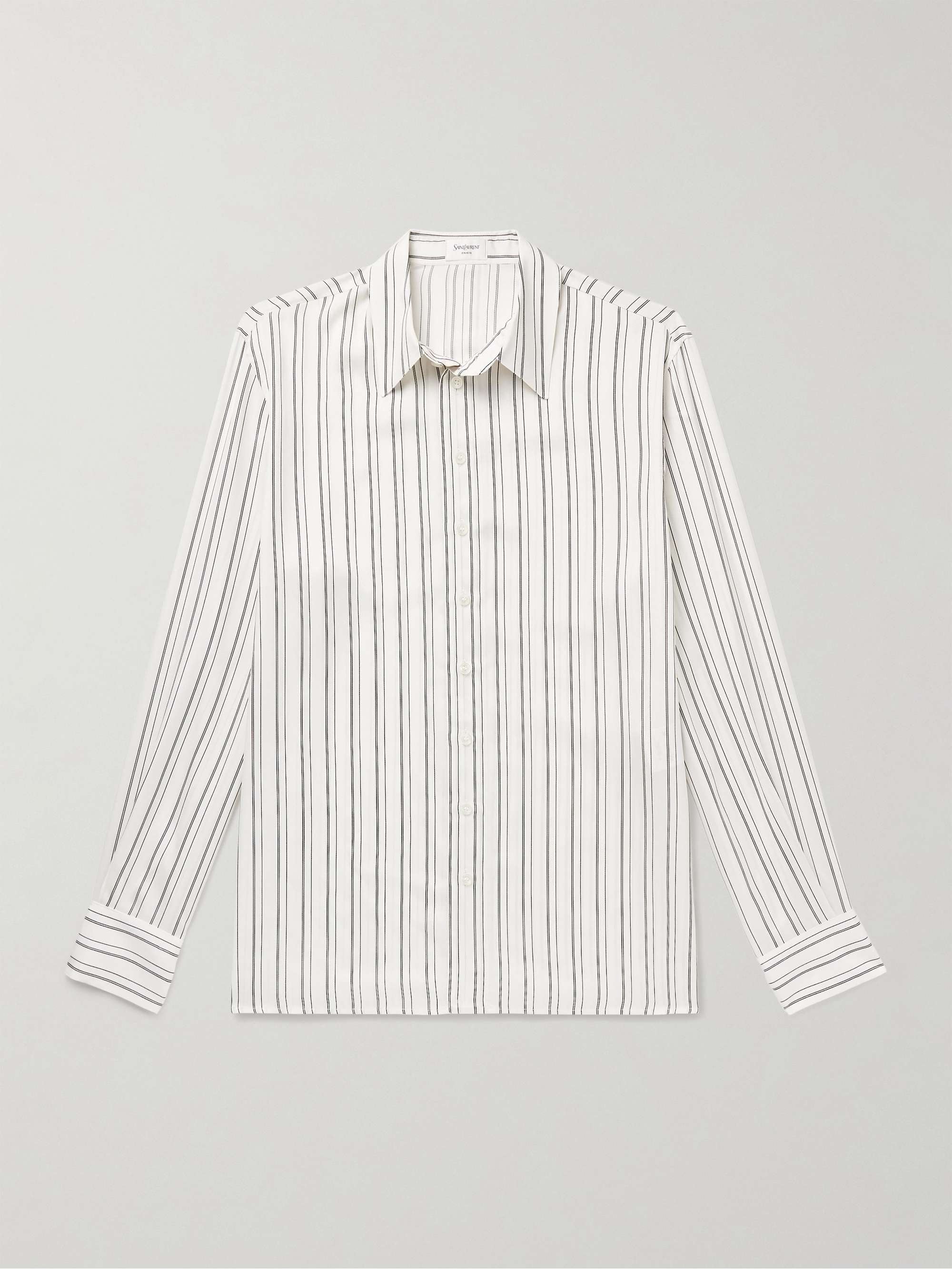 Striped Silk Shirt view