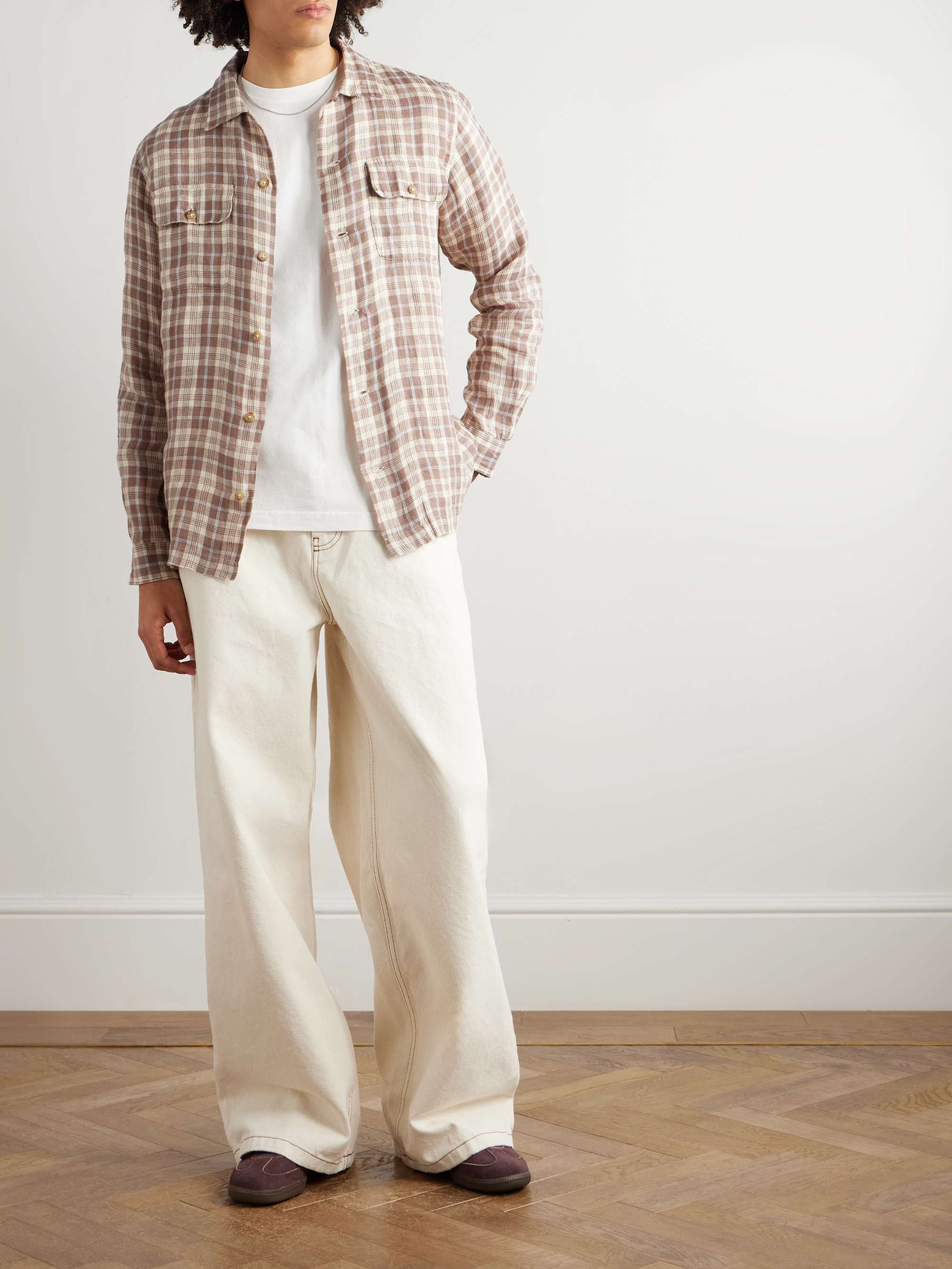 Checked Linen Shirt view