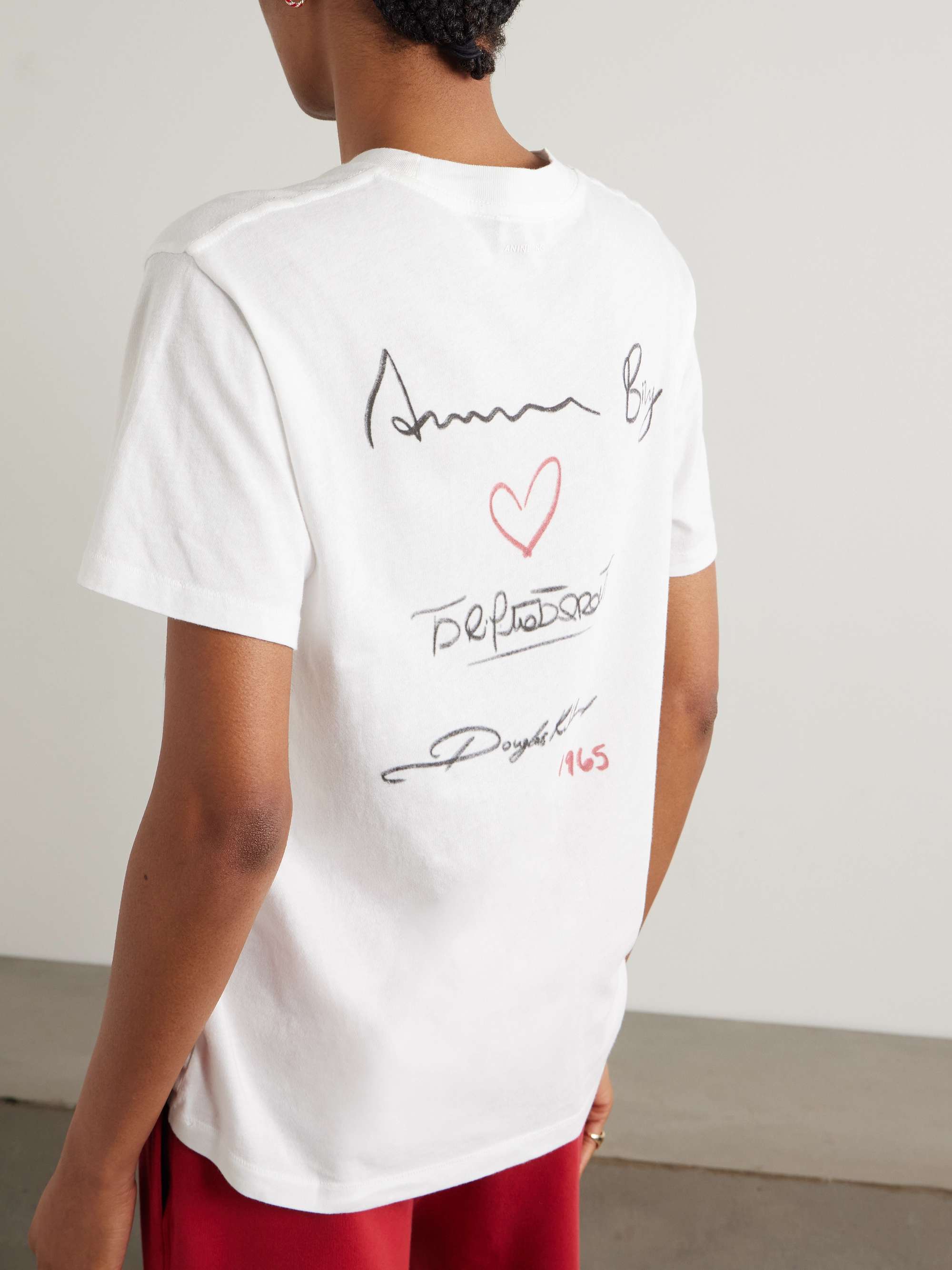 Lili printed cotton-jersey T-shirt view