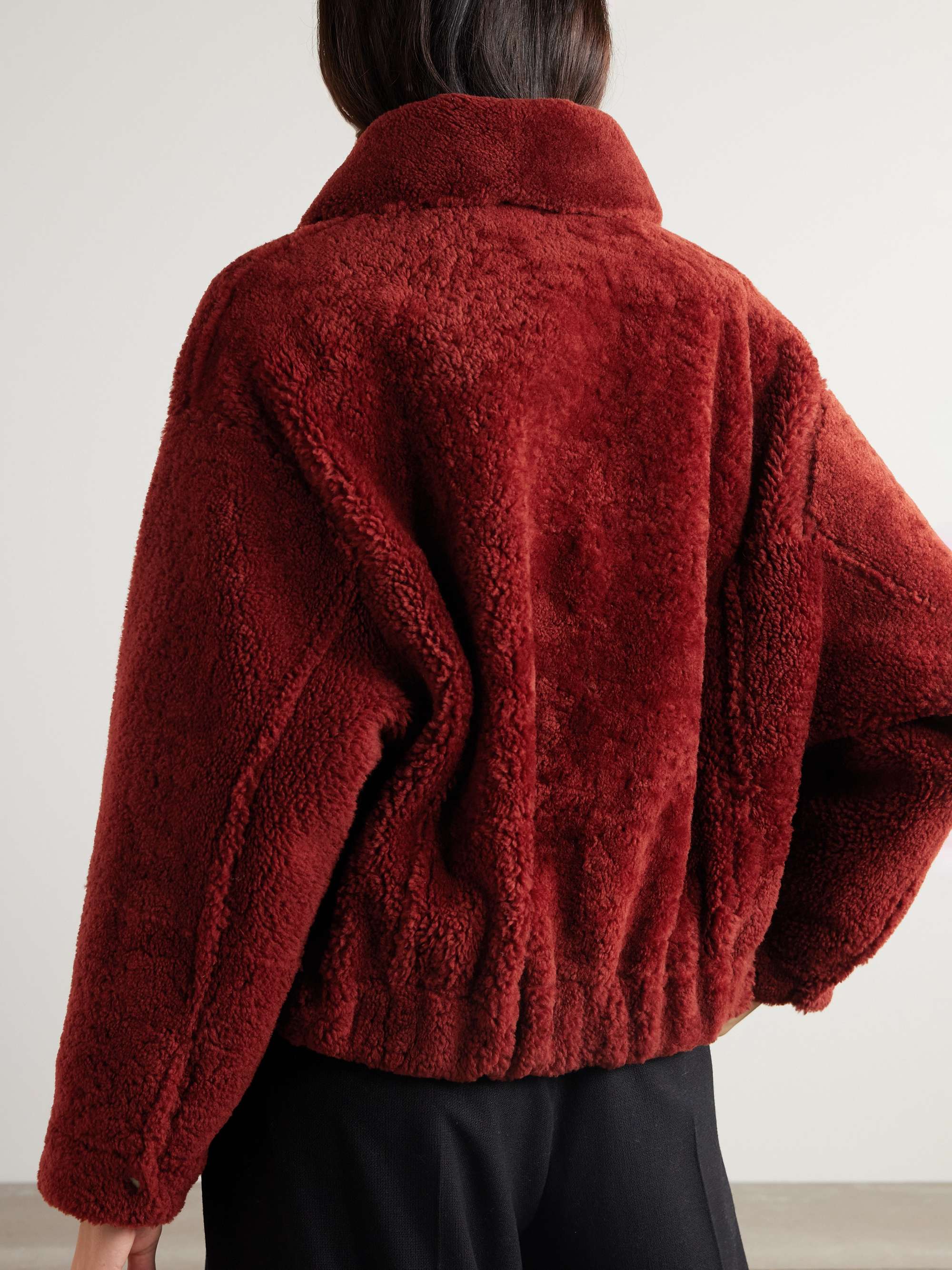 Shearling jacket view
