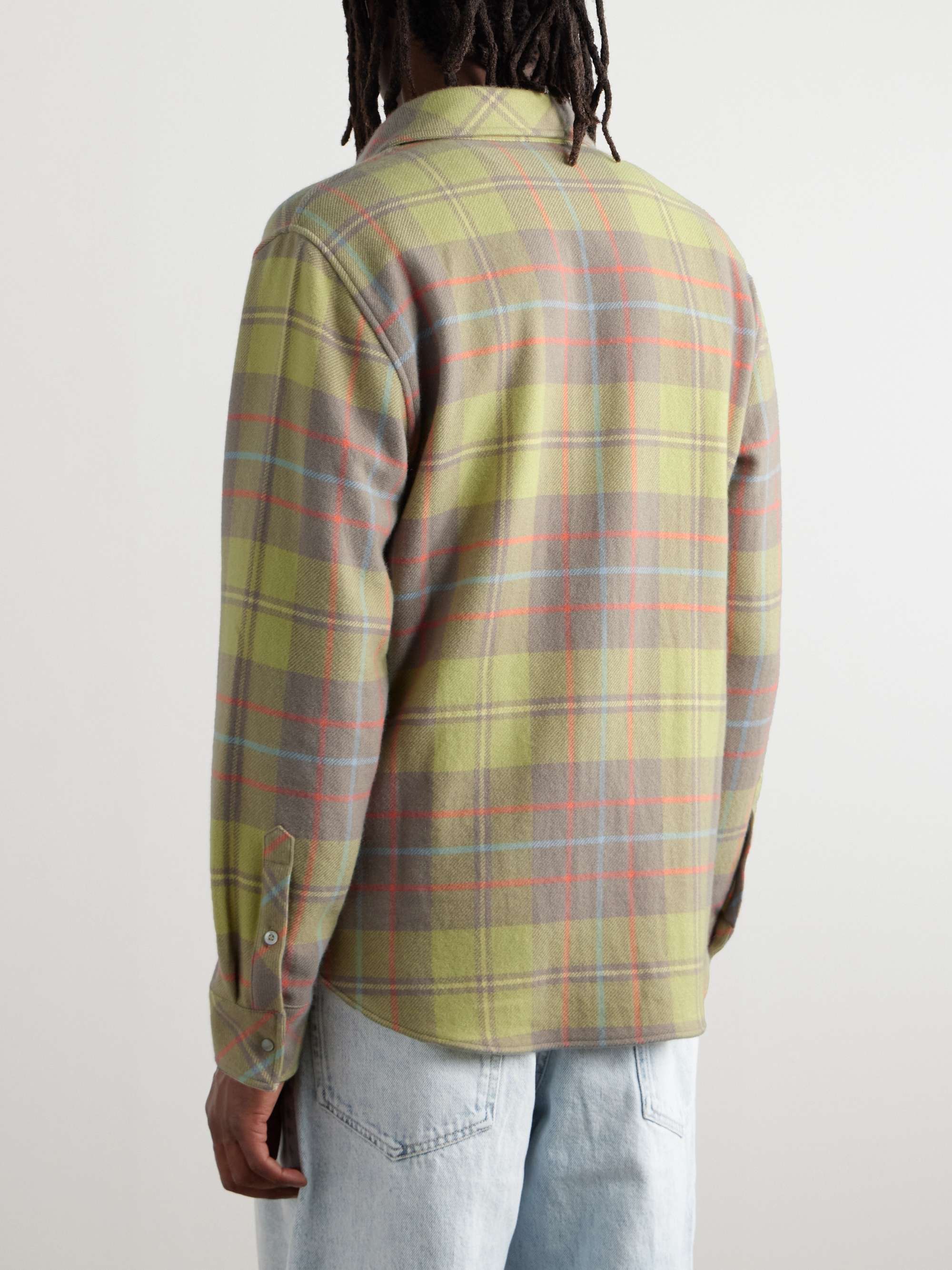 Earth Checked Cashmere Shirt view