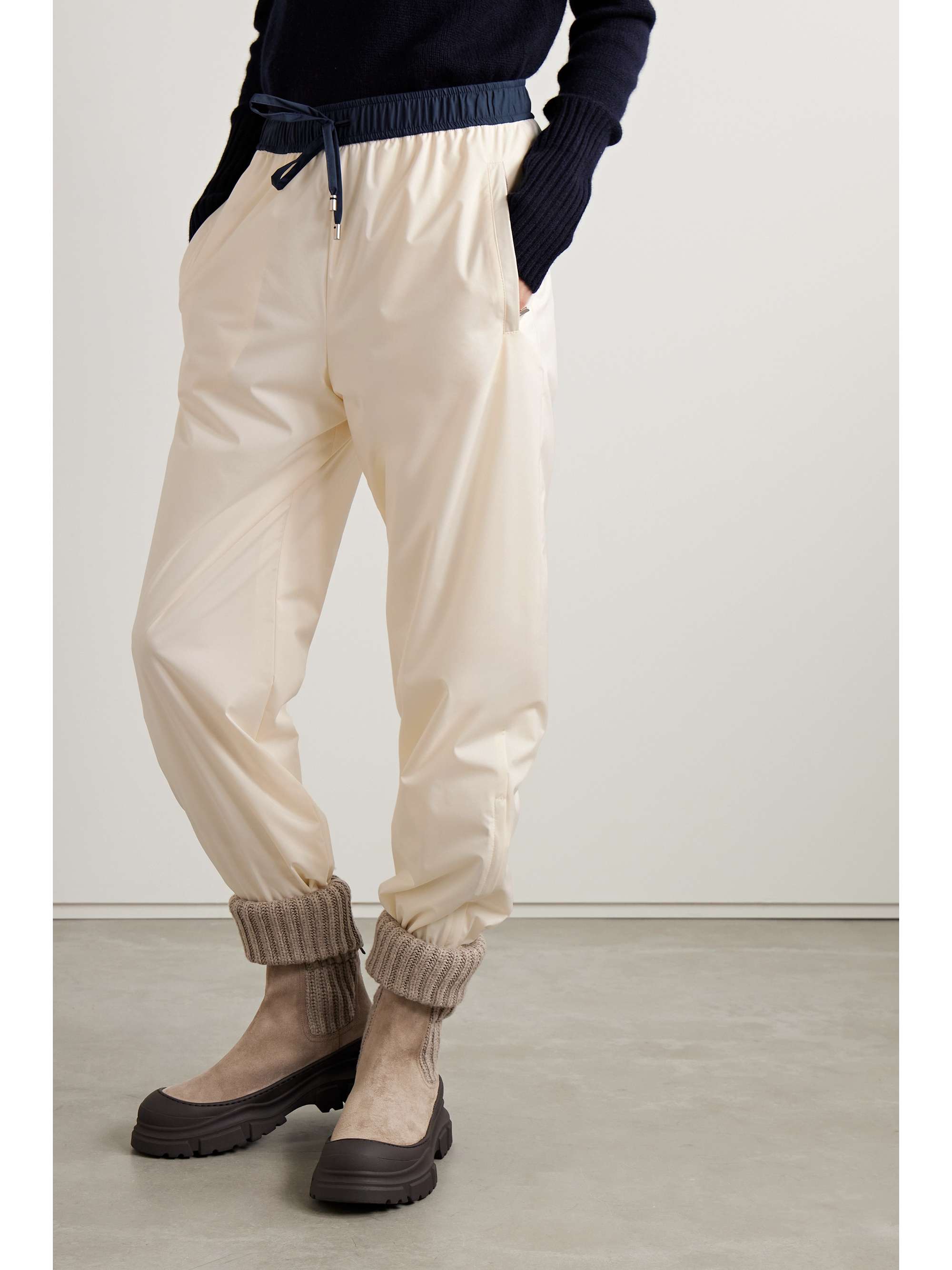 Keelan two-tone padded twill track pants view