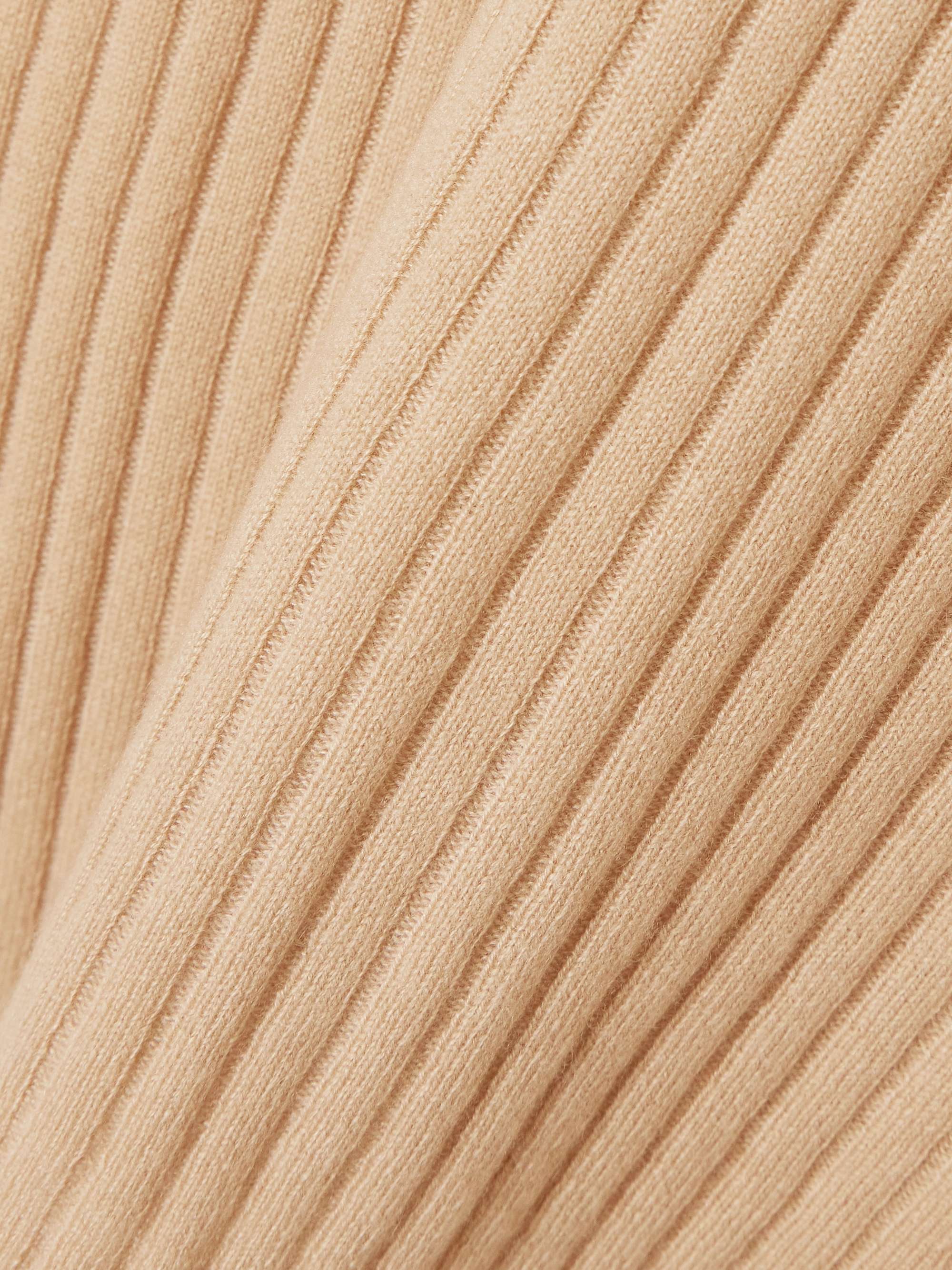 Mika ribbed cashmere turtleneck tank view