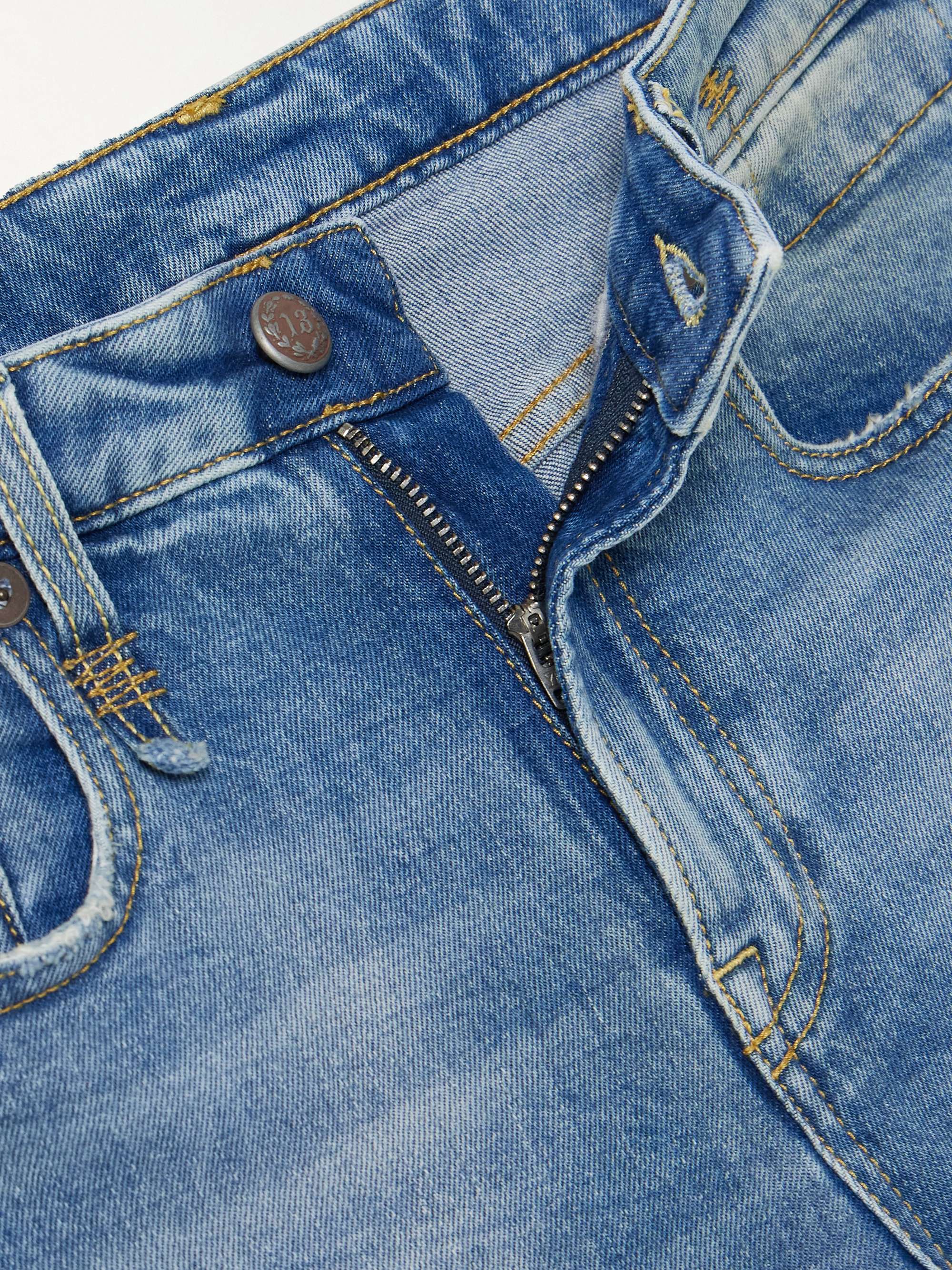 Kick Fit cropped mid-rise flared jeans view