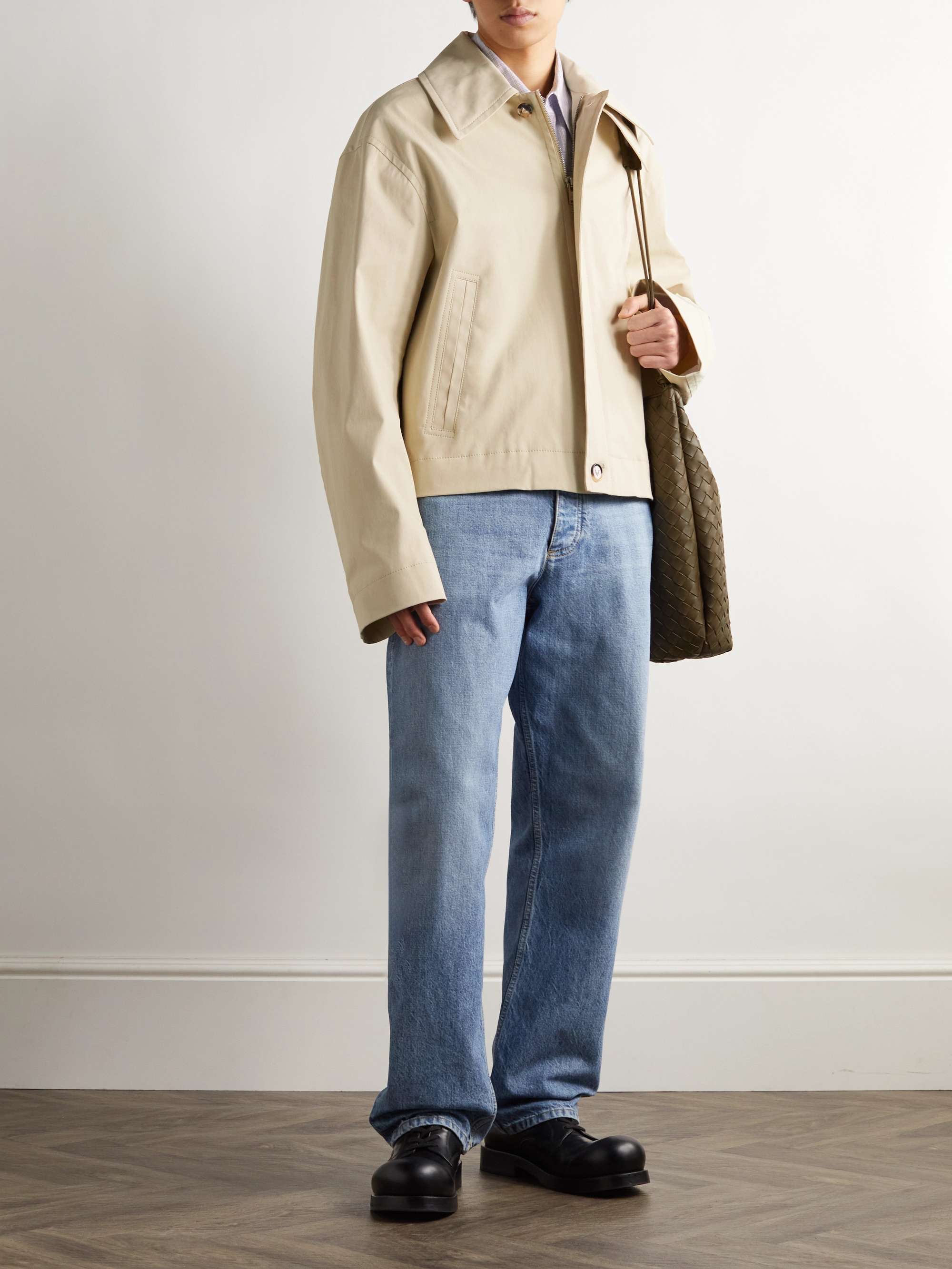 Coated Stretch-Cotton Jacket view