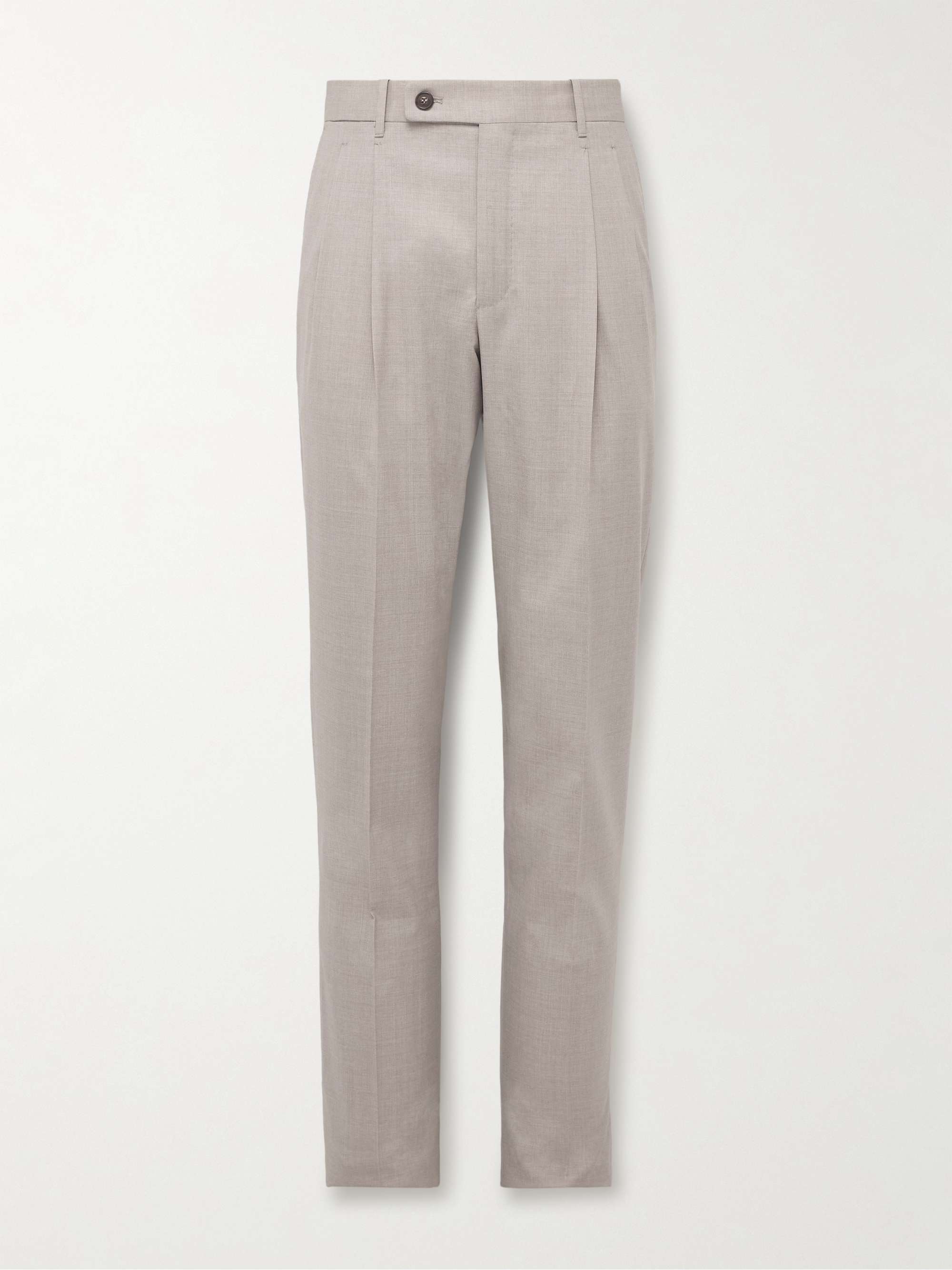 Venezia 1951 Tapered Pleated Virgin Wool Trousers view