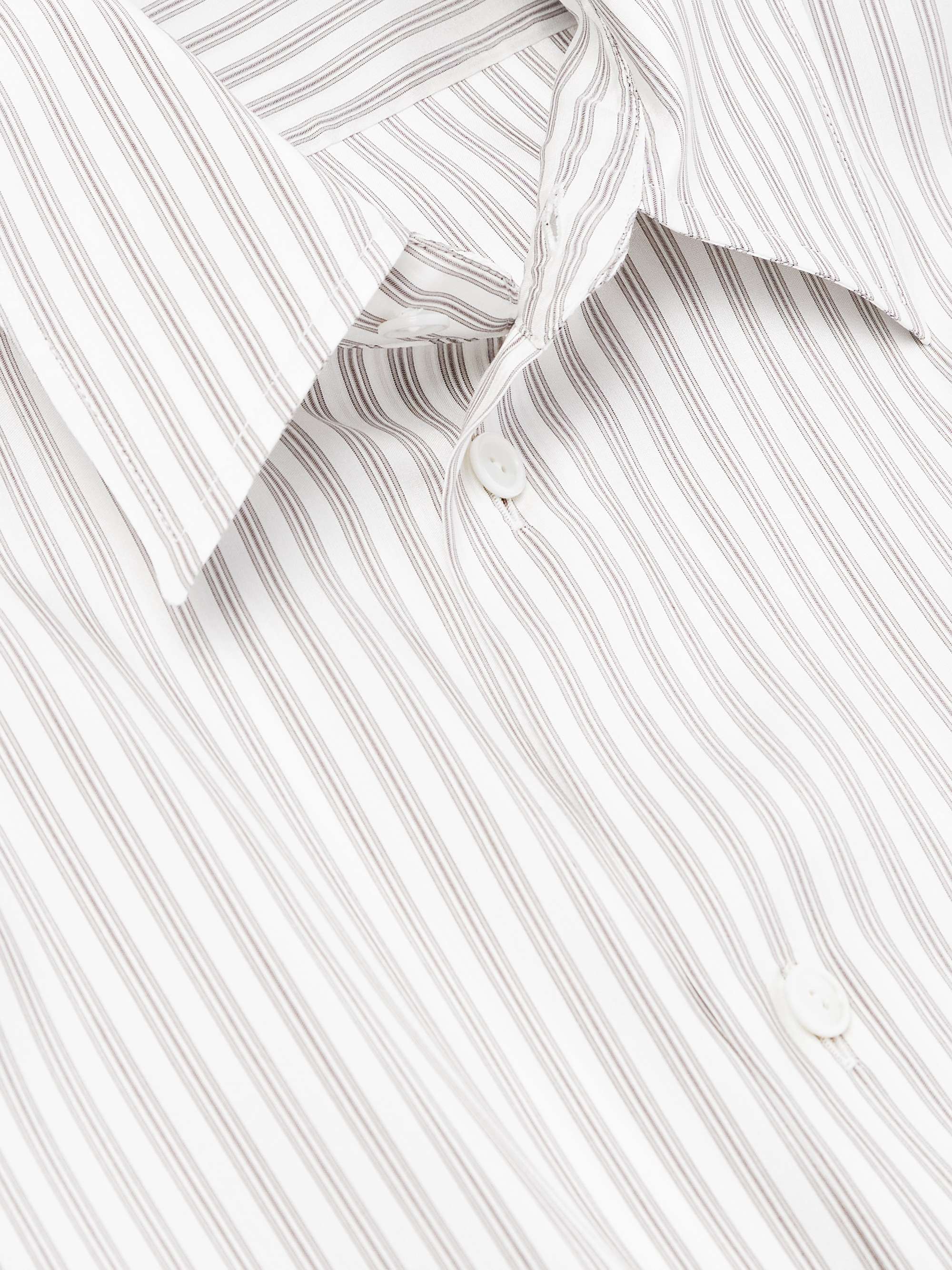 Feme Striped Silk Shirt view