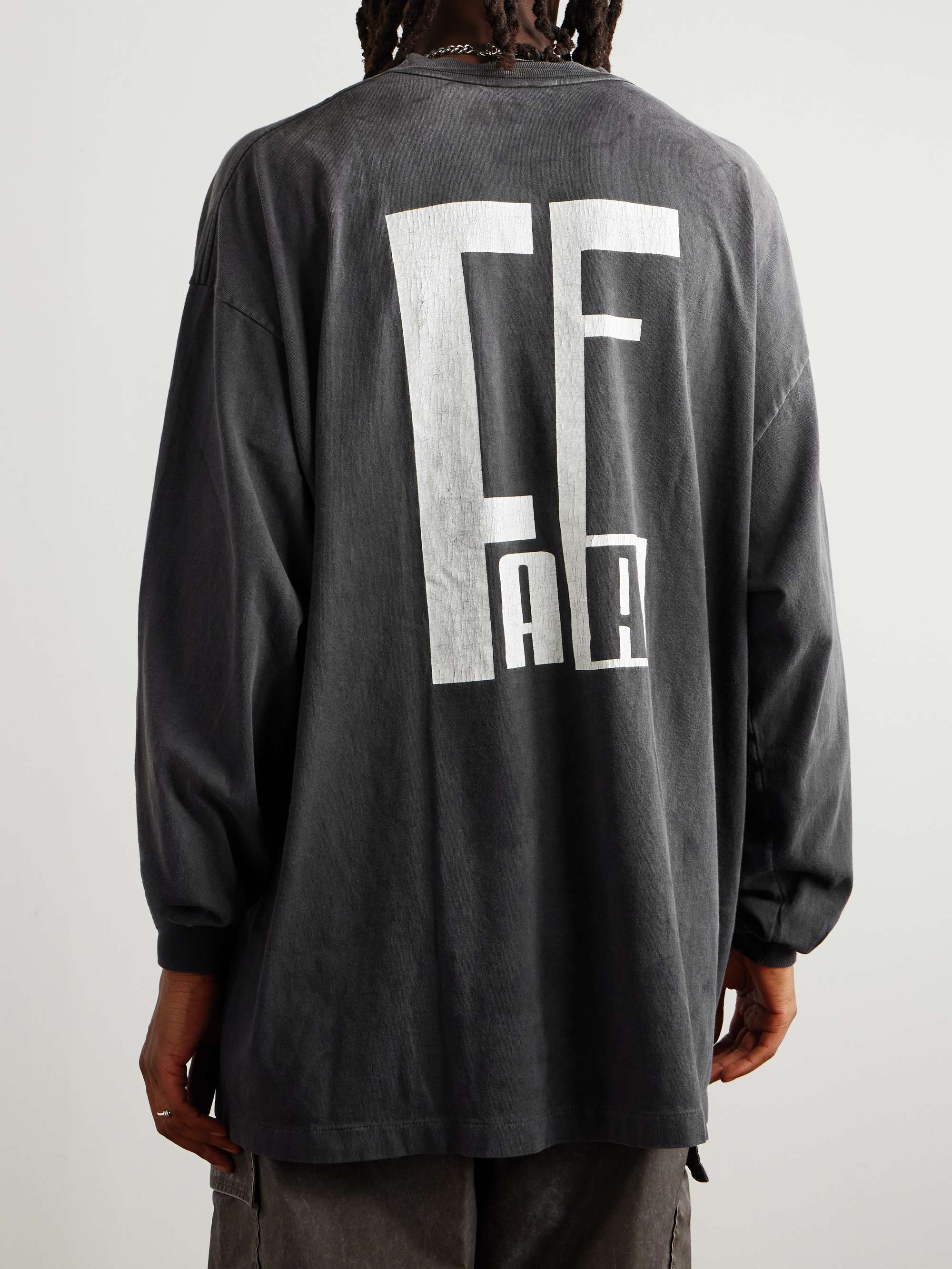 + Fear of God Logo-Print Cotton-Jersey T-Shirt view