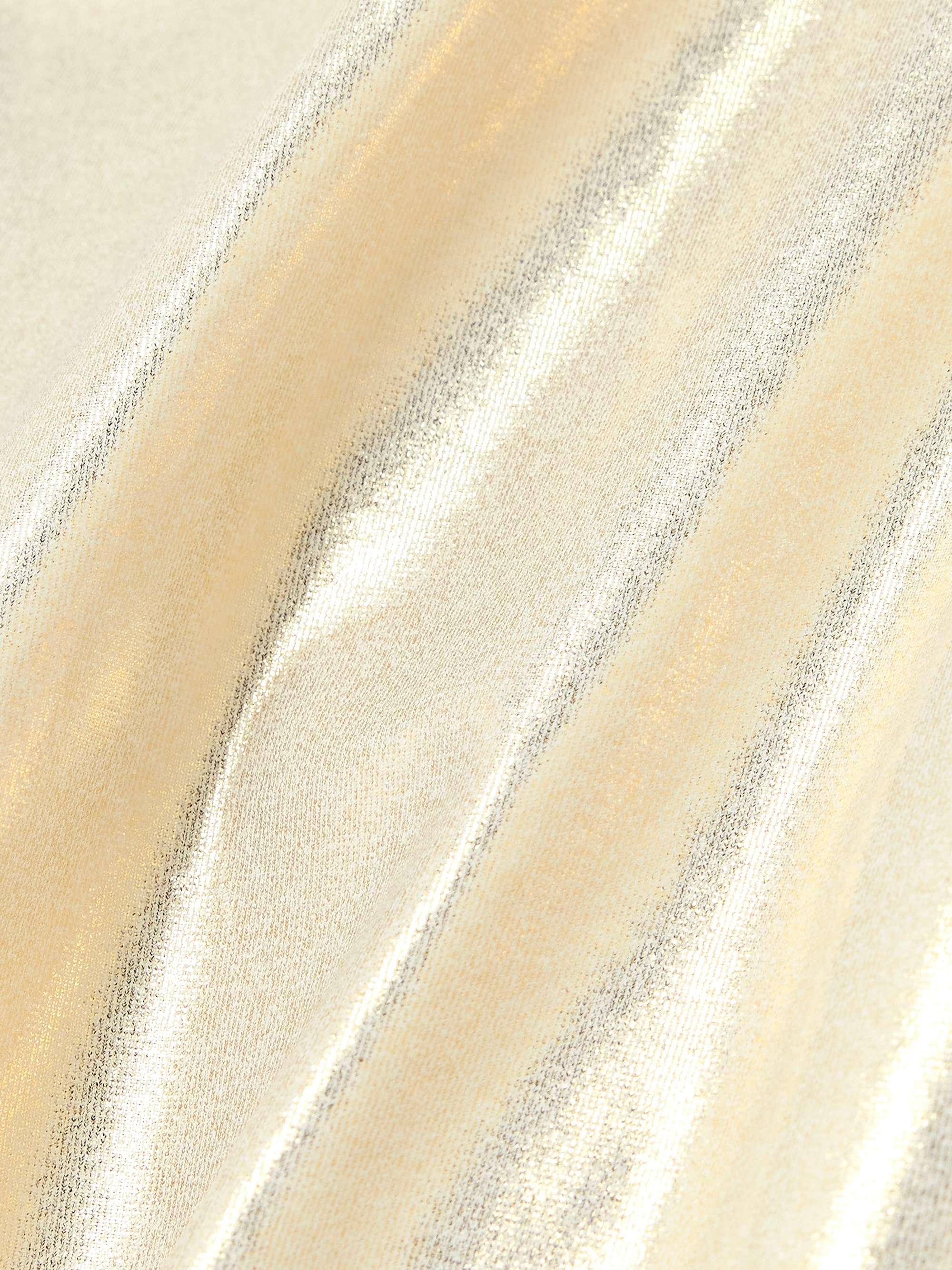Madrid cutout one-shoulder metallic swimsuit view