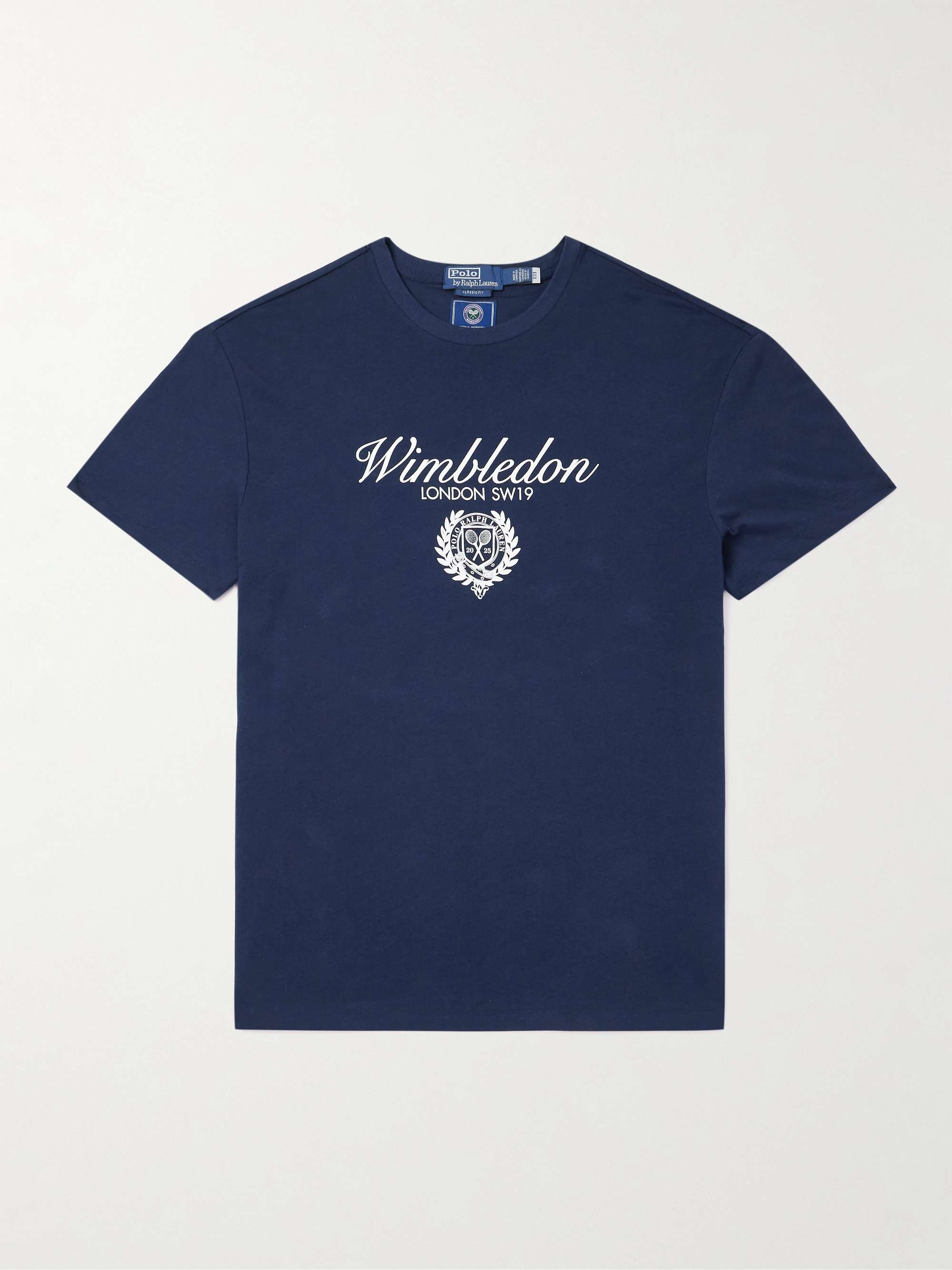 + Wimbledon Logo-Print Cotton-Jersey T-Shirt view