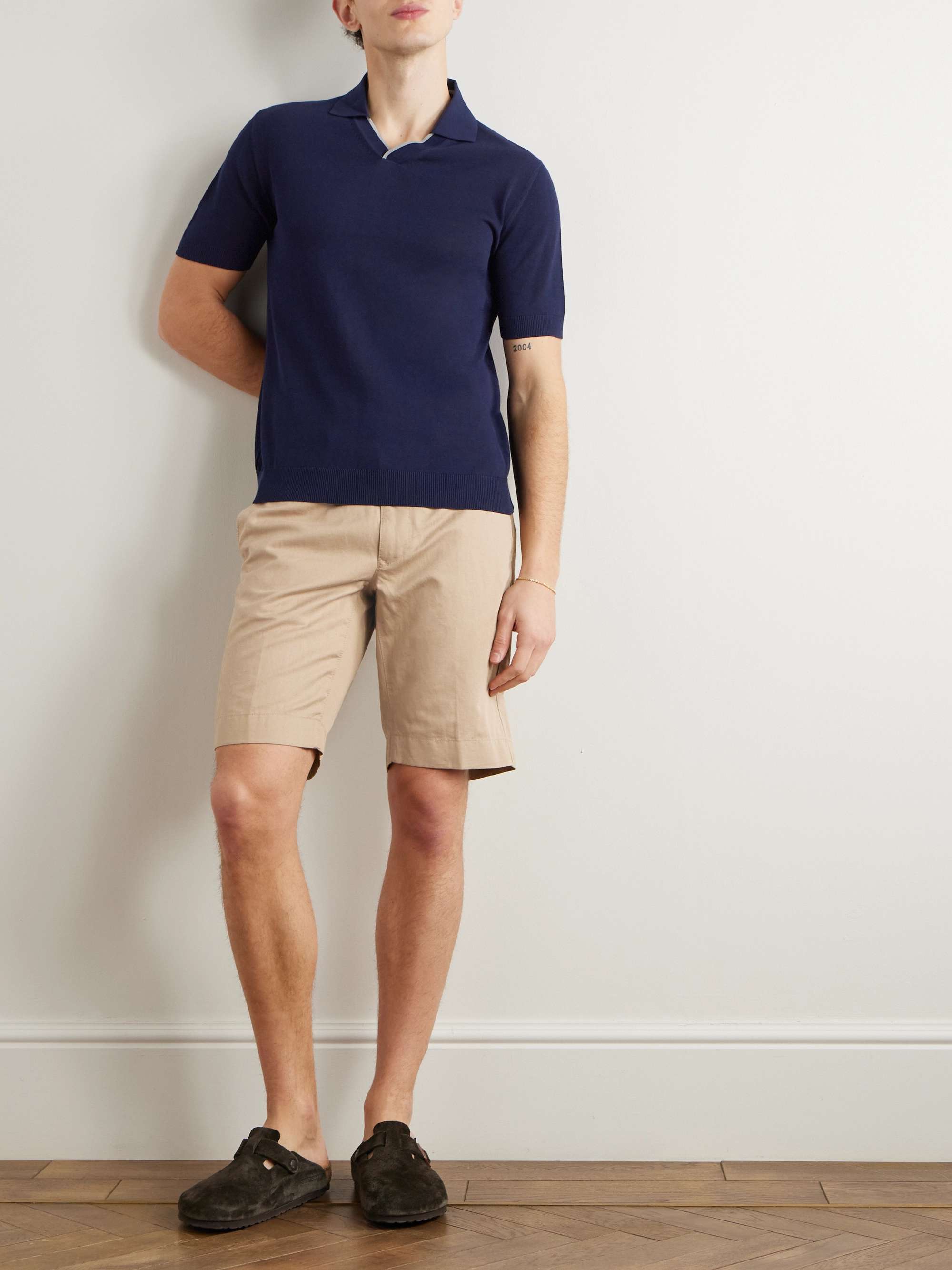 Straight-Leg Linen and Cotton-Blend Twill Bermuda Shorts view