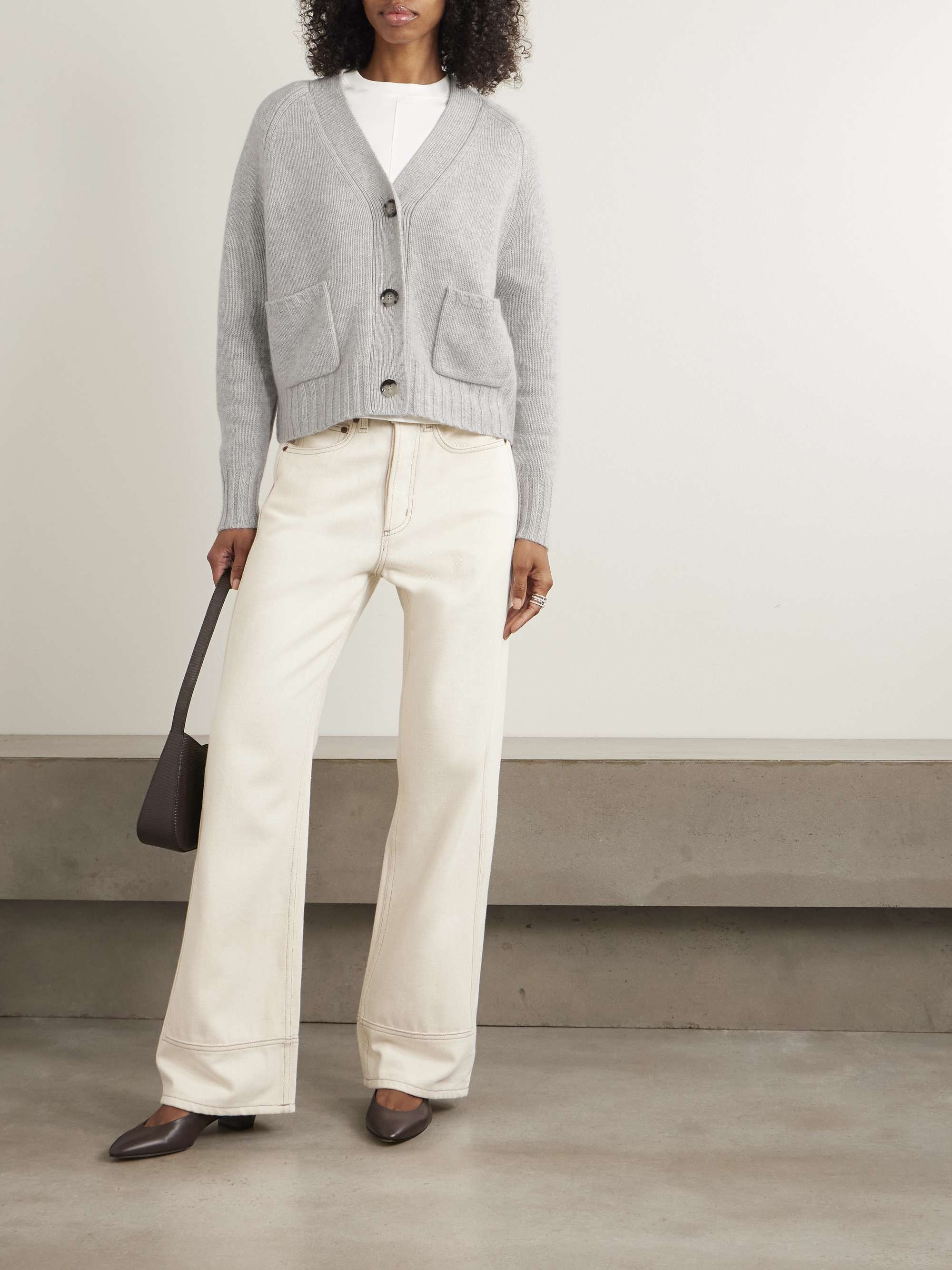 + NET SUSTAIN Wool and cashmere-blend cardigan view