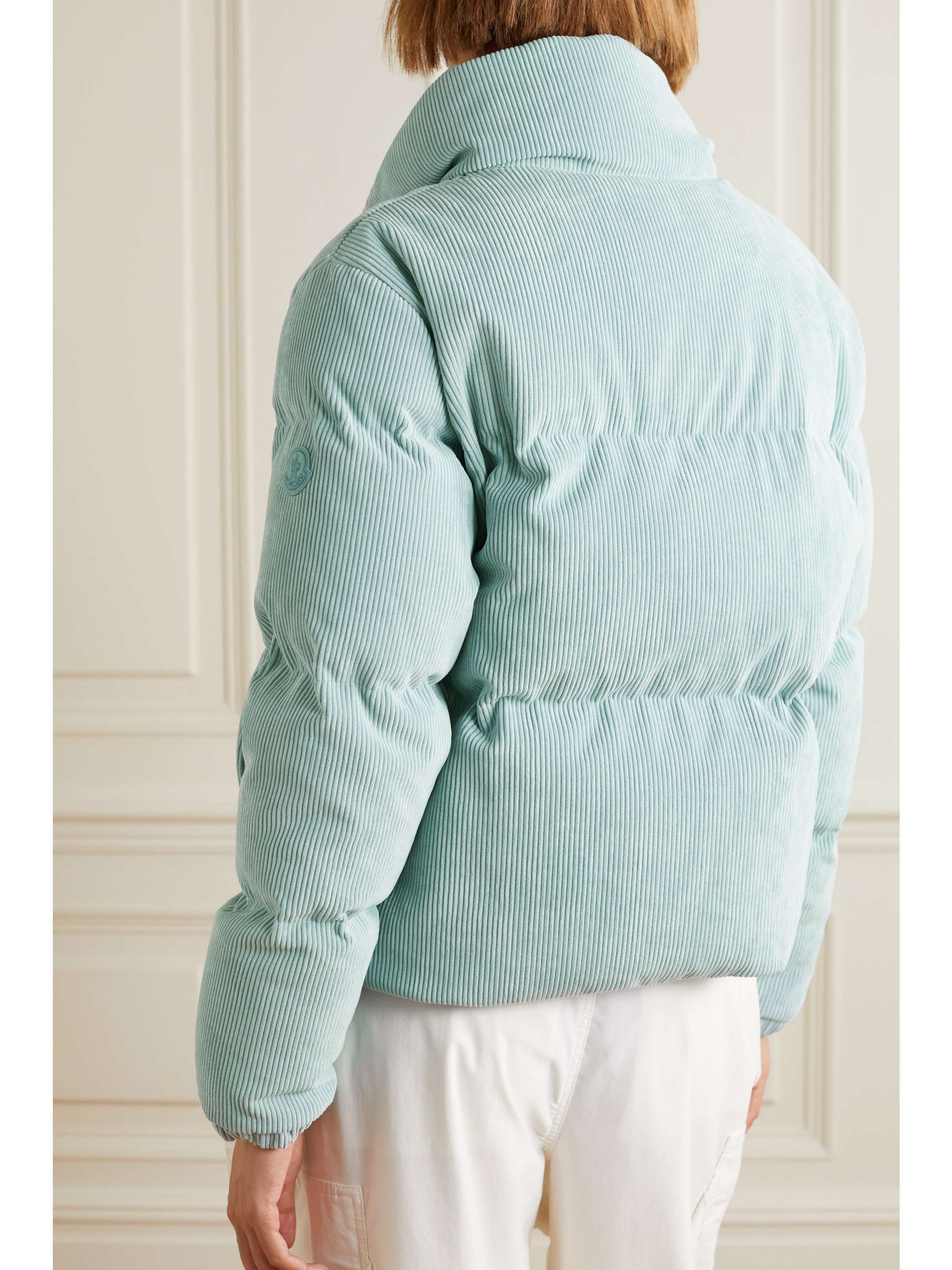 Antre quilted corduroy down jacket view