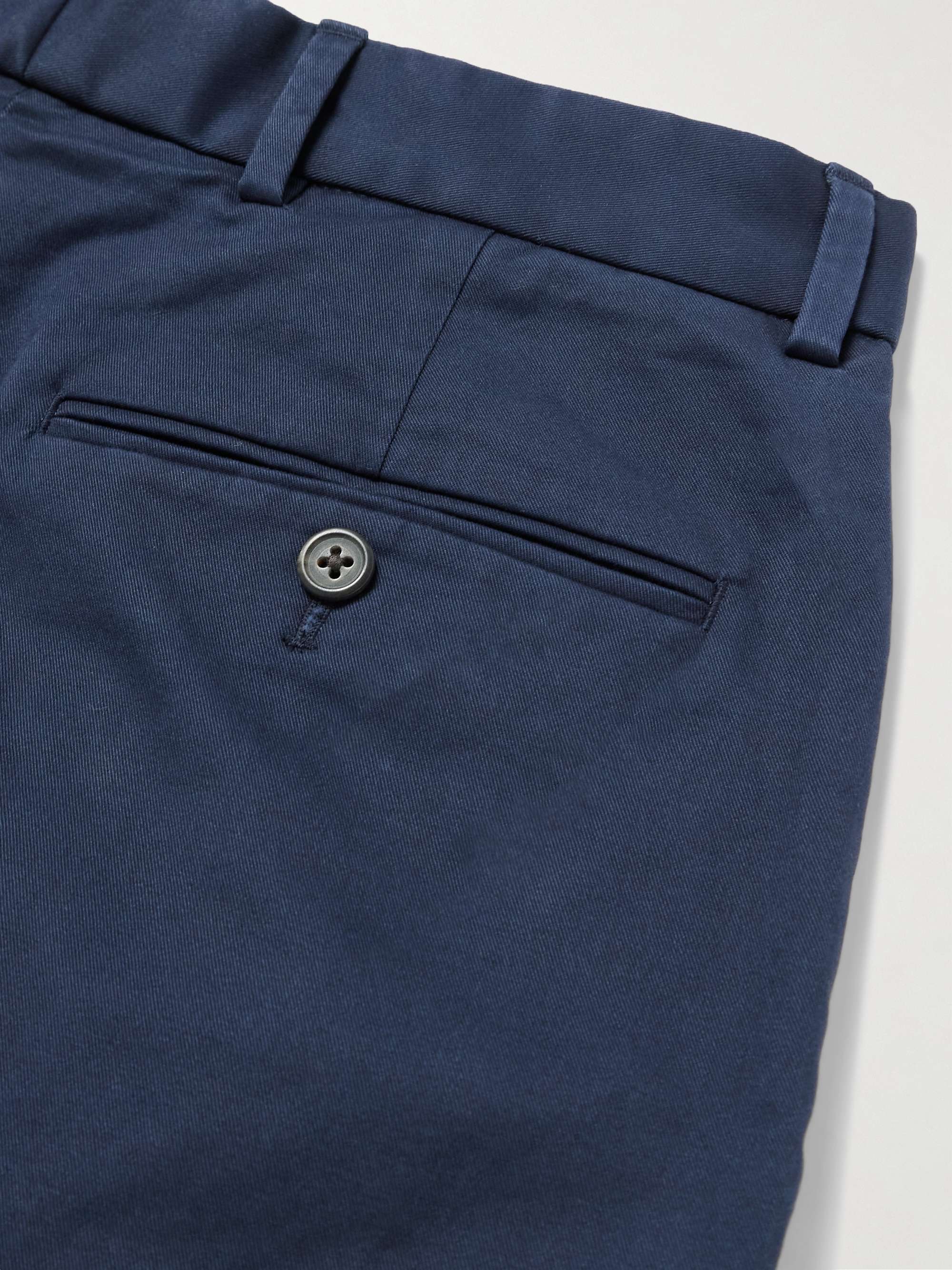 Chester Straight-Leg Cotton-Blend Twill Suit Trousers view