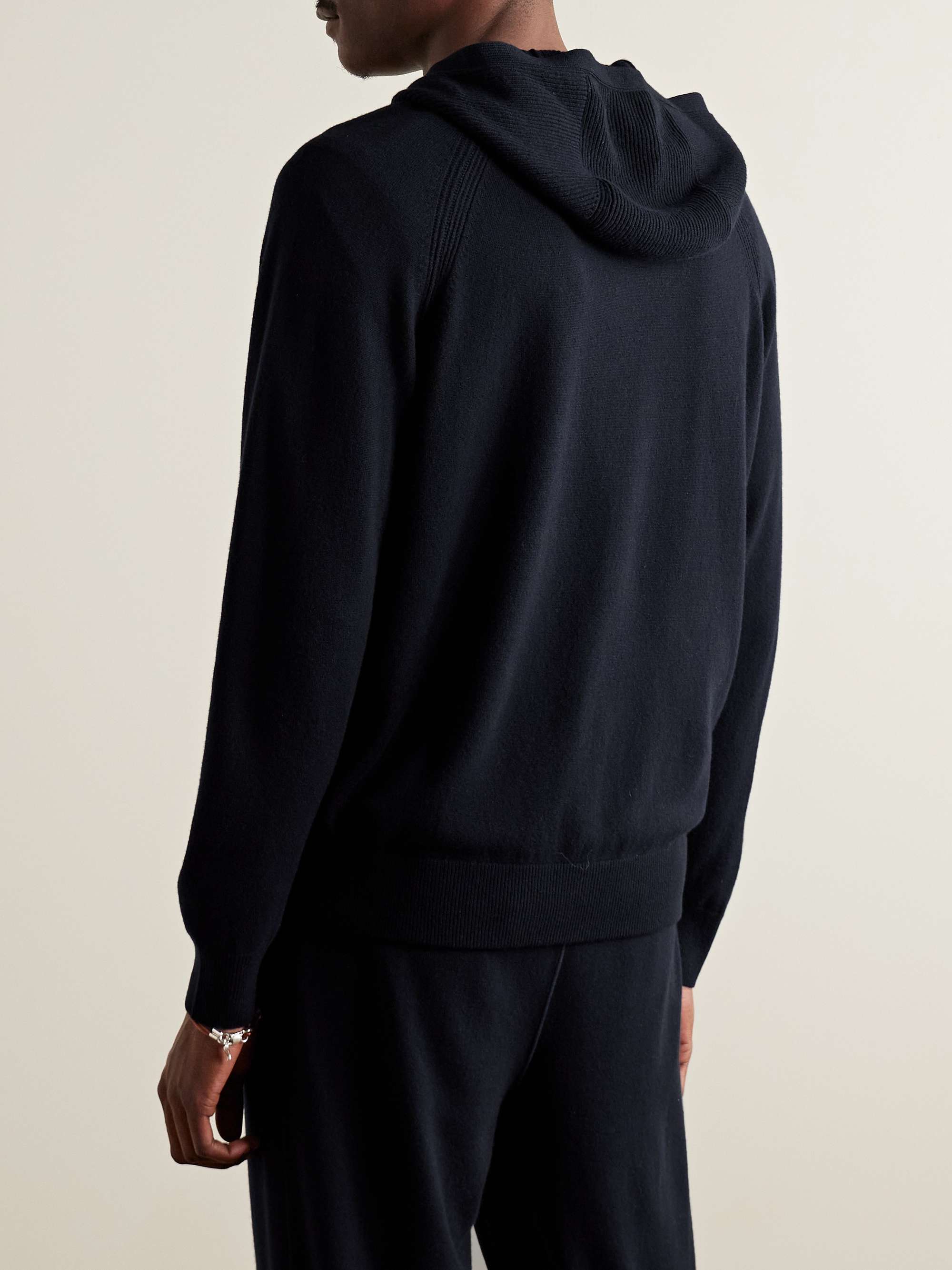 Baby Cashmere Hooded Bomber Jacket view