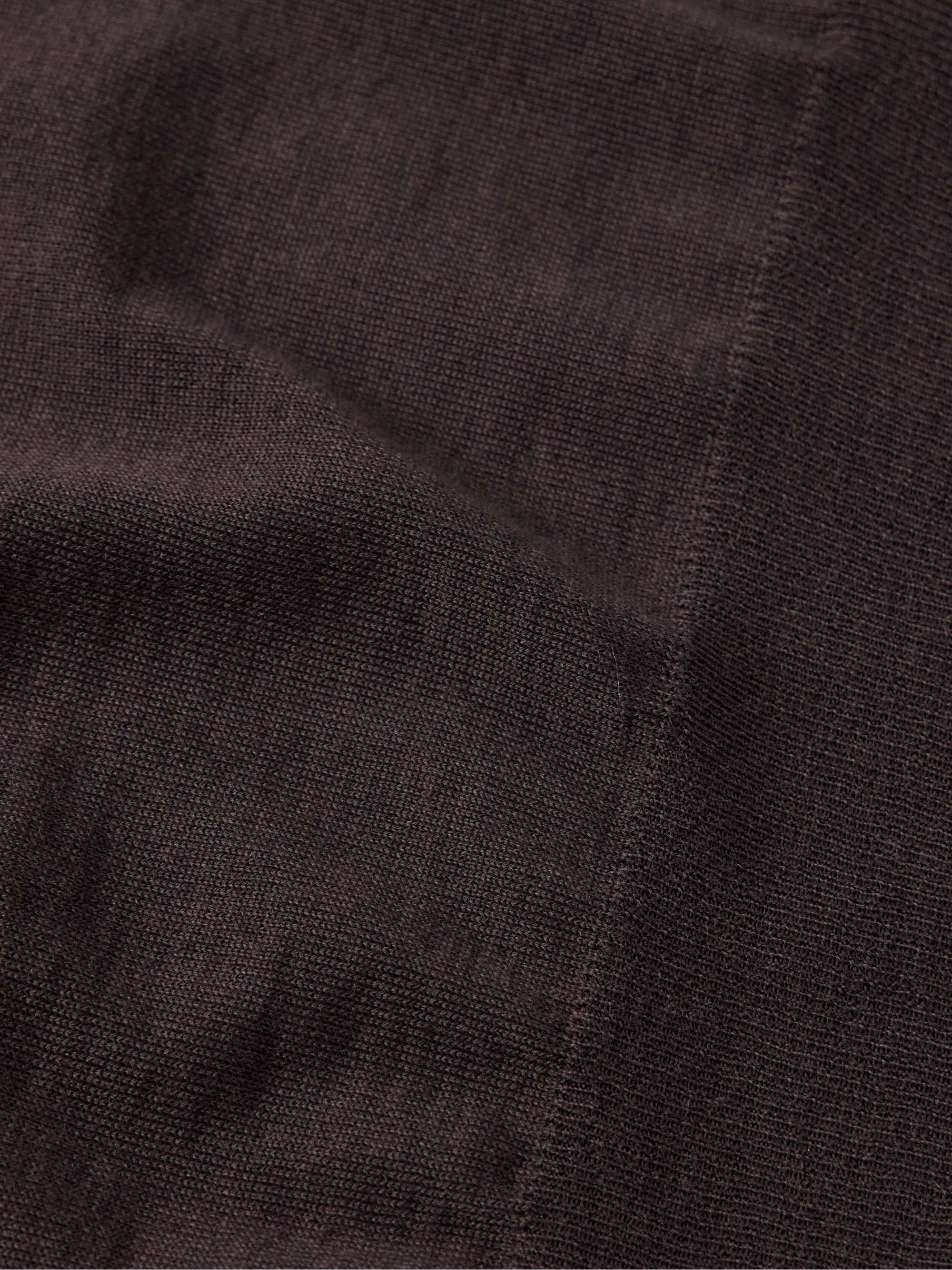 Slim-Fit Merino Wool Half-Zip Sweater view