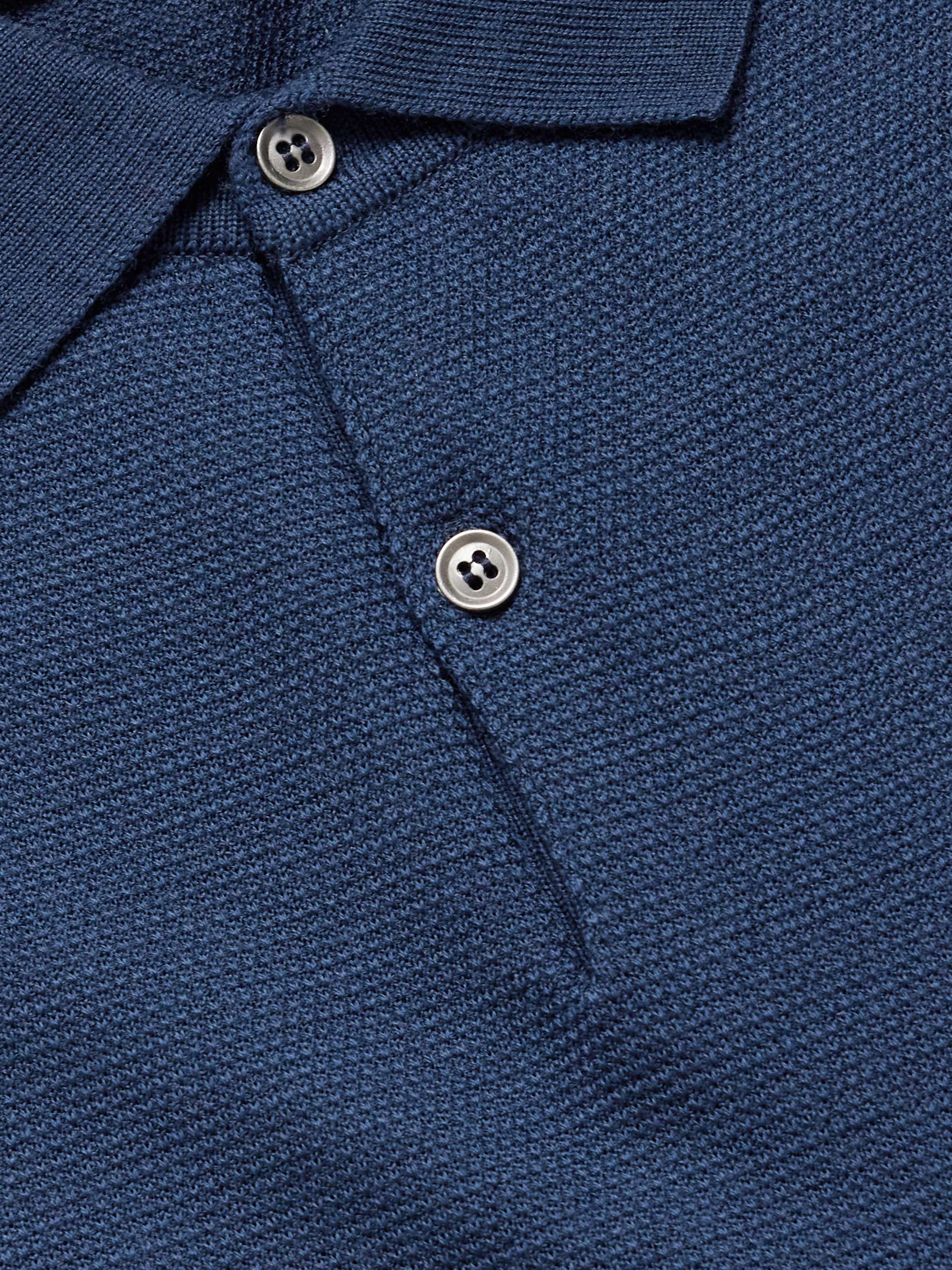 14.Singular Merino Wool-Piqué Polo Shirt view