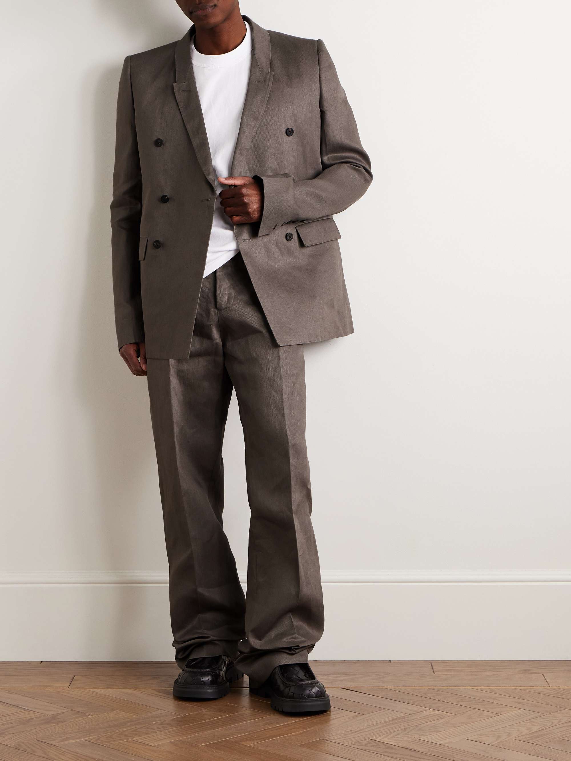 Dietrich Straight-Leg Twill Trousers view