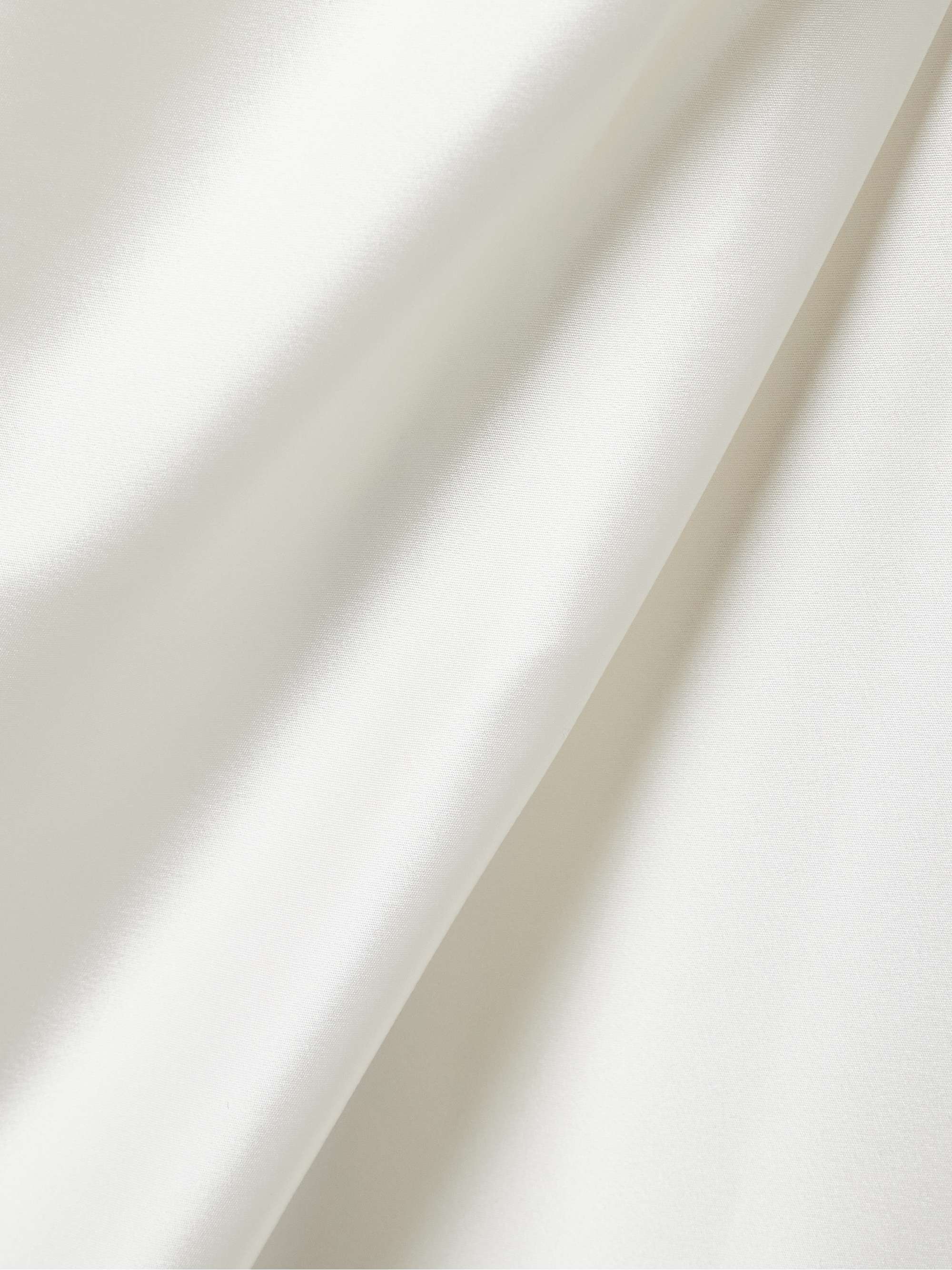 Nova Camille draped satin gown view