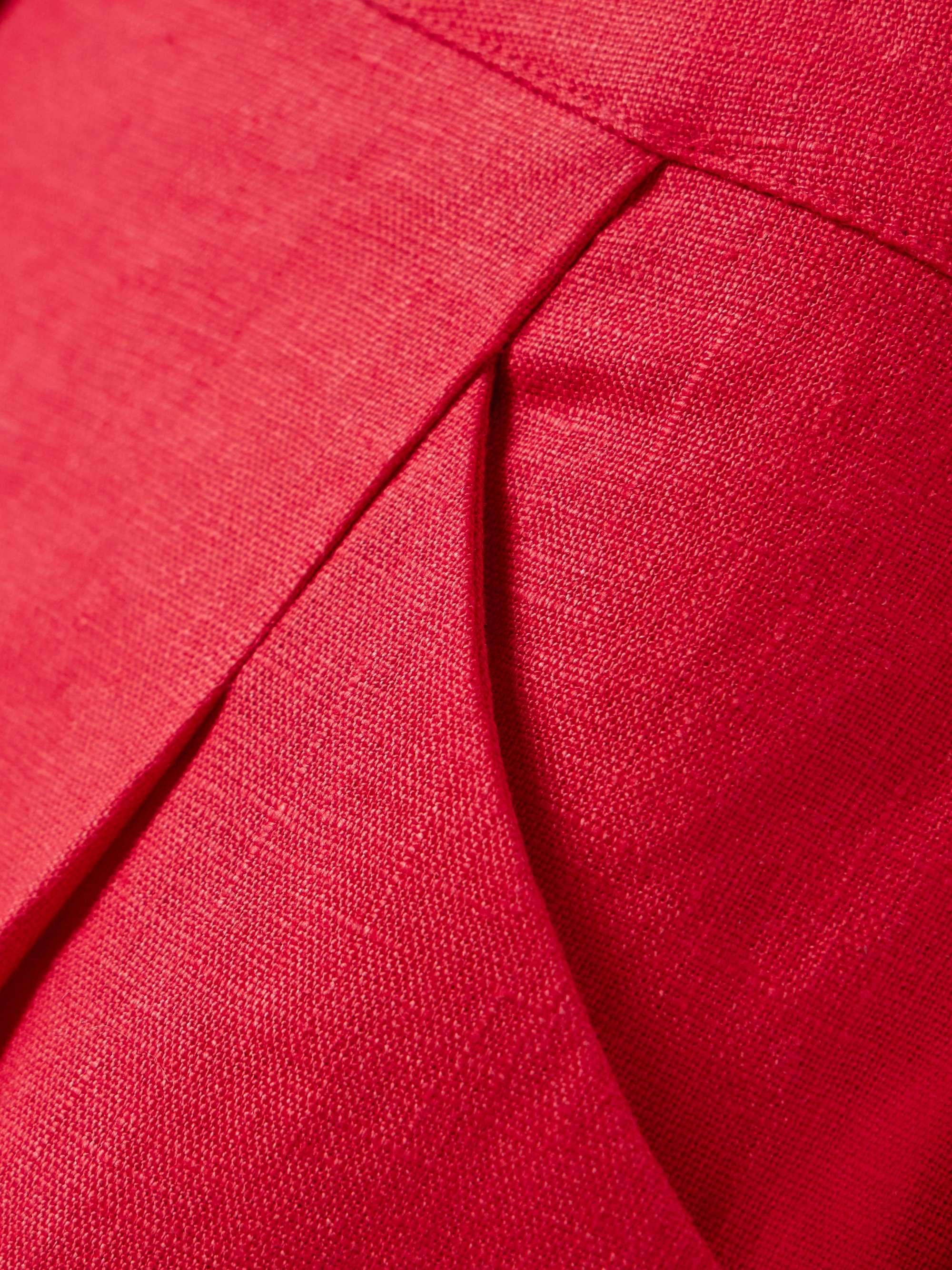 Rosalie pintucked linen shorts view