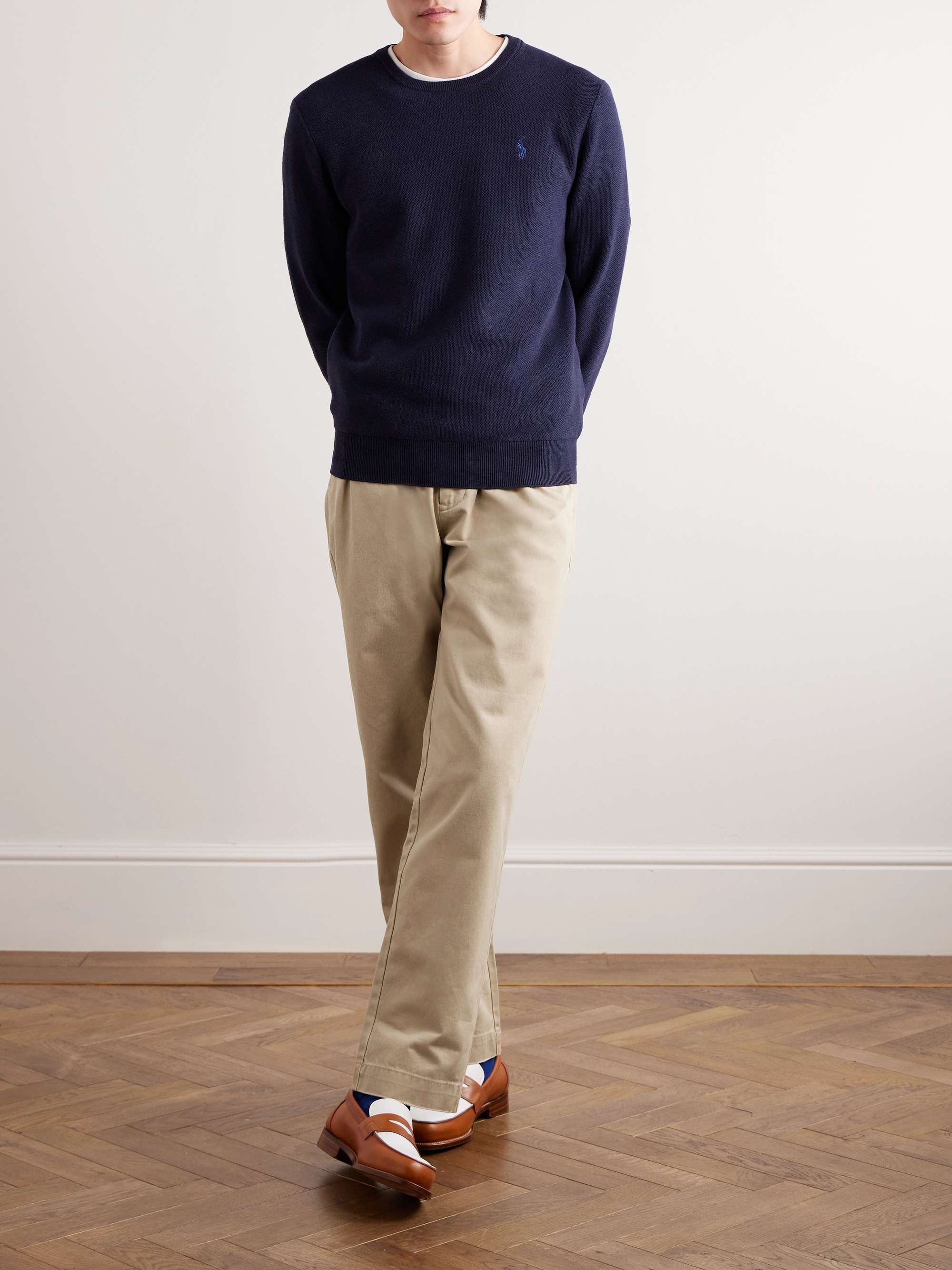 Whitman Straight-Leg Cotton-Blend Twill Chinos view
