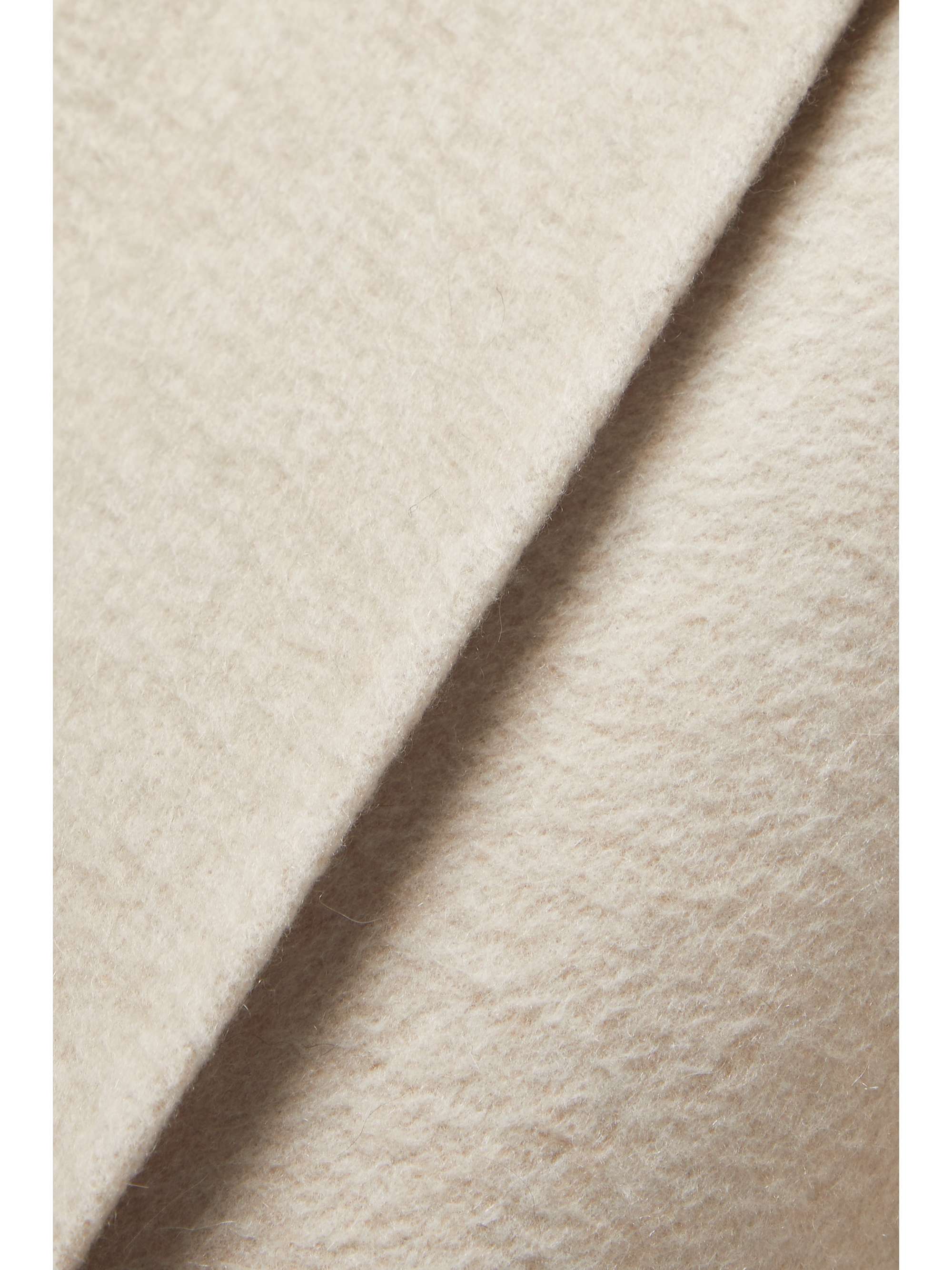 Notte scarf-detailed cashmere coat view